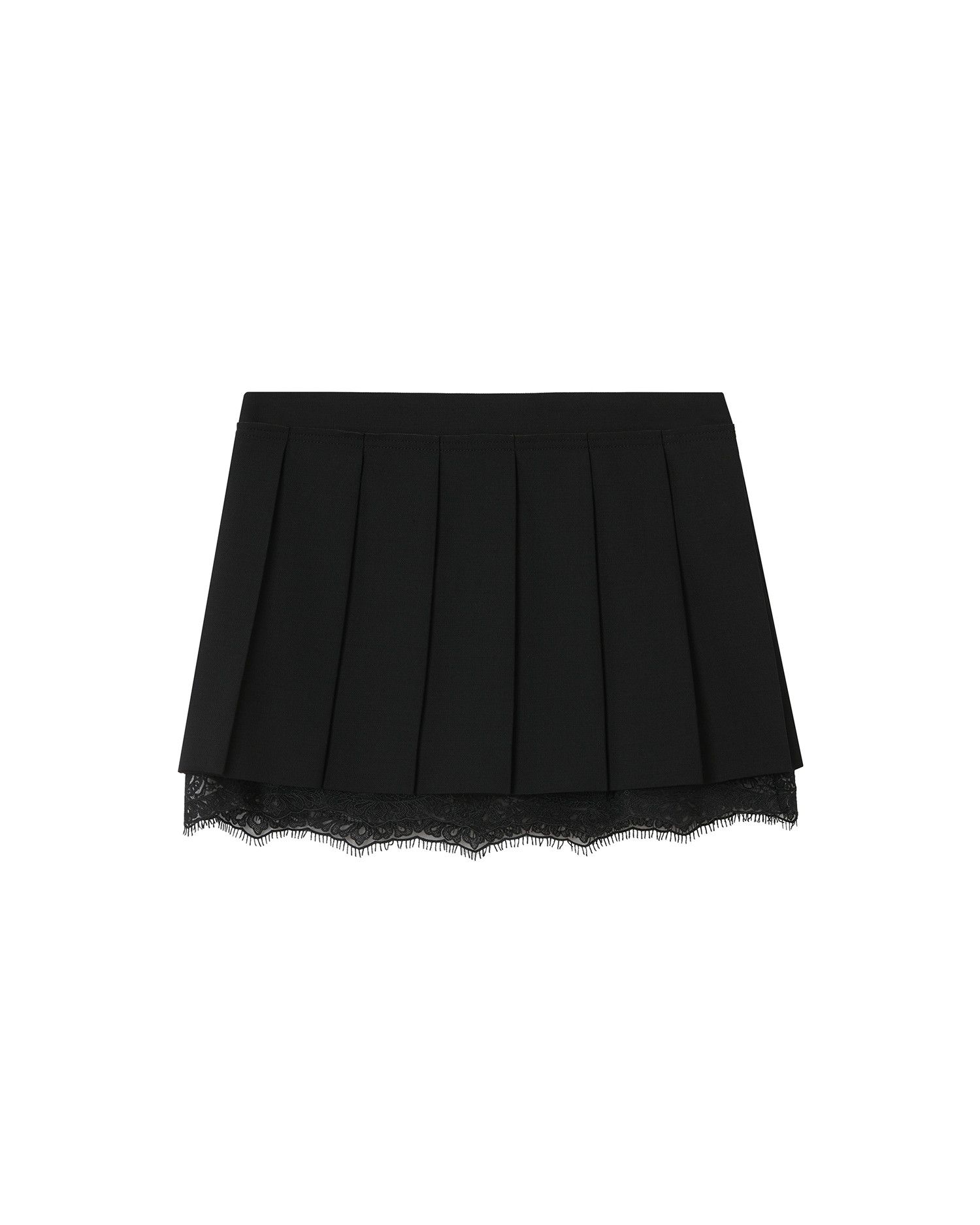 Acne Studios Acne Studios Lace Panel Pleated Mini Skirt Size M / US 6-8 / IT 42-44 - 1 Thumbnail