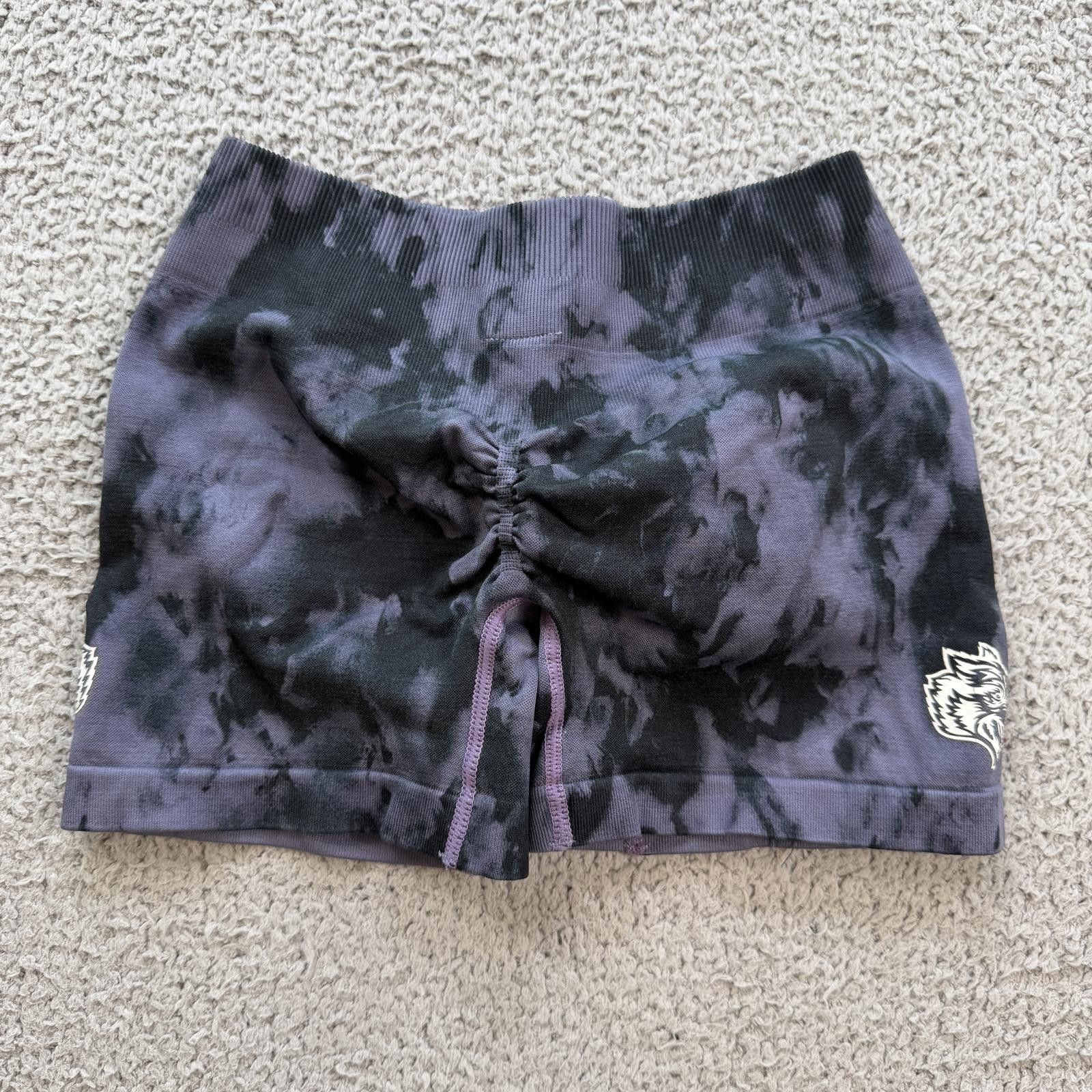 Darc Sport Darc Sport Wolves Shorts 478 of 500 Purple Tie Dye Scrunch S Size 28" / US 6 / IT 42 - 2 Thumbnail