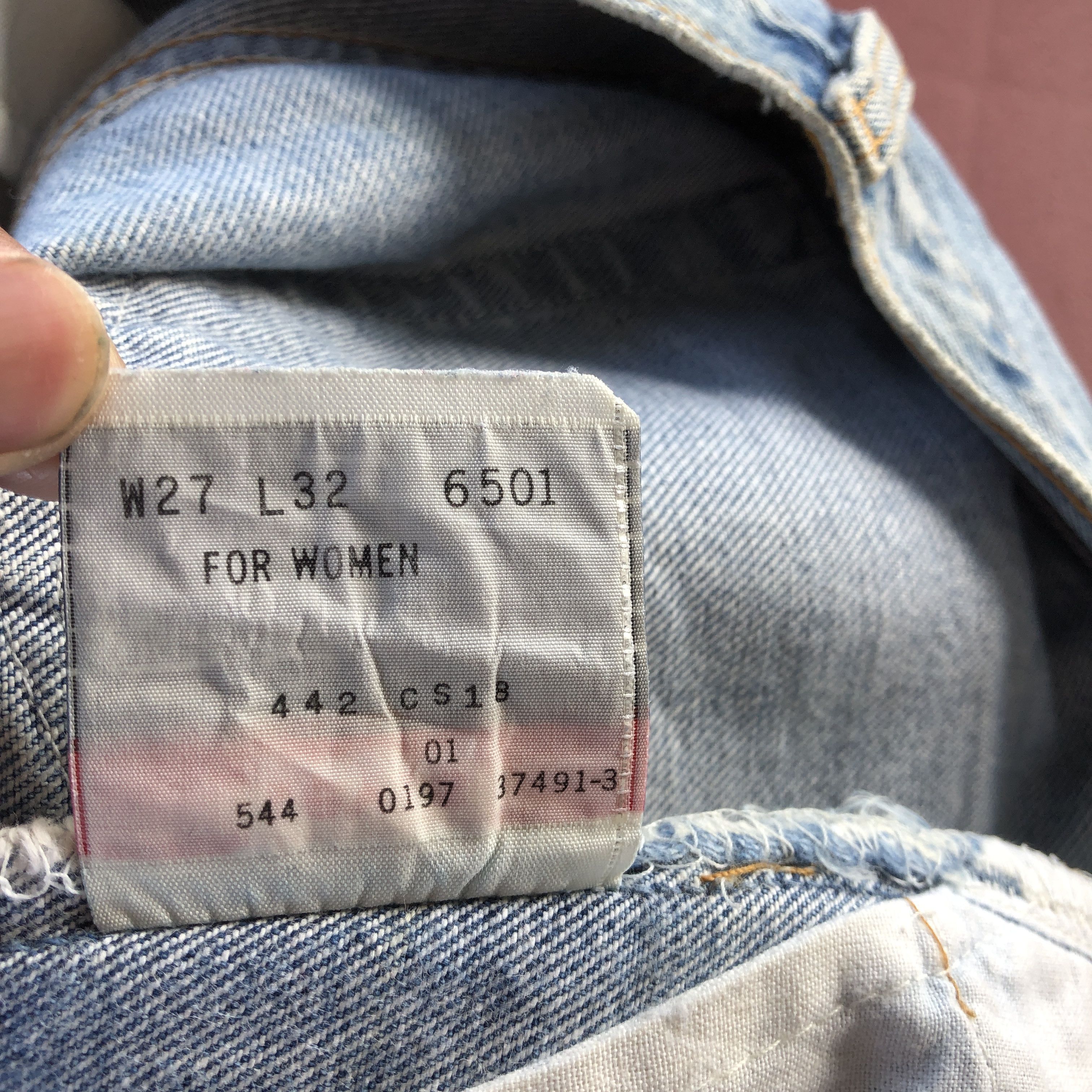 Levi's Vintage 90s Levis 501 Faded Jeans Levi's Light Wash Denim Size 26" / US 2 / IT 38 - 10 Thumbnail
