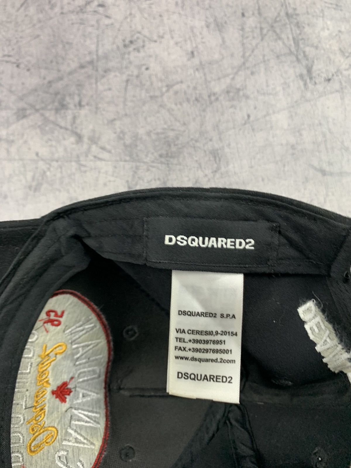 Dsquared2 DSQ2 Dsquared2 Big Logo Cap One Size Hat Made in Italy Size ONE SIZE - 7 Thumbnail