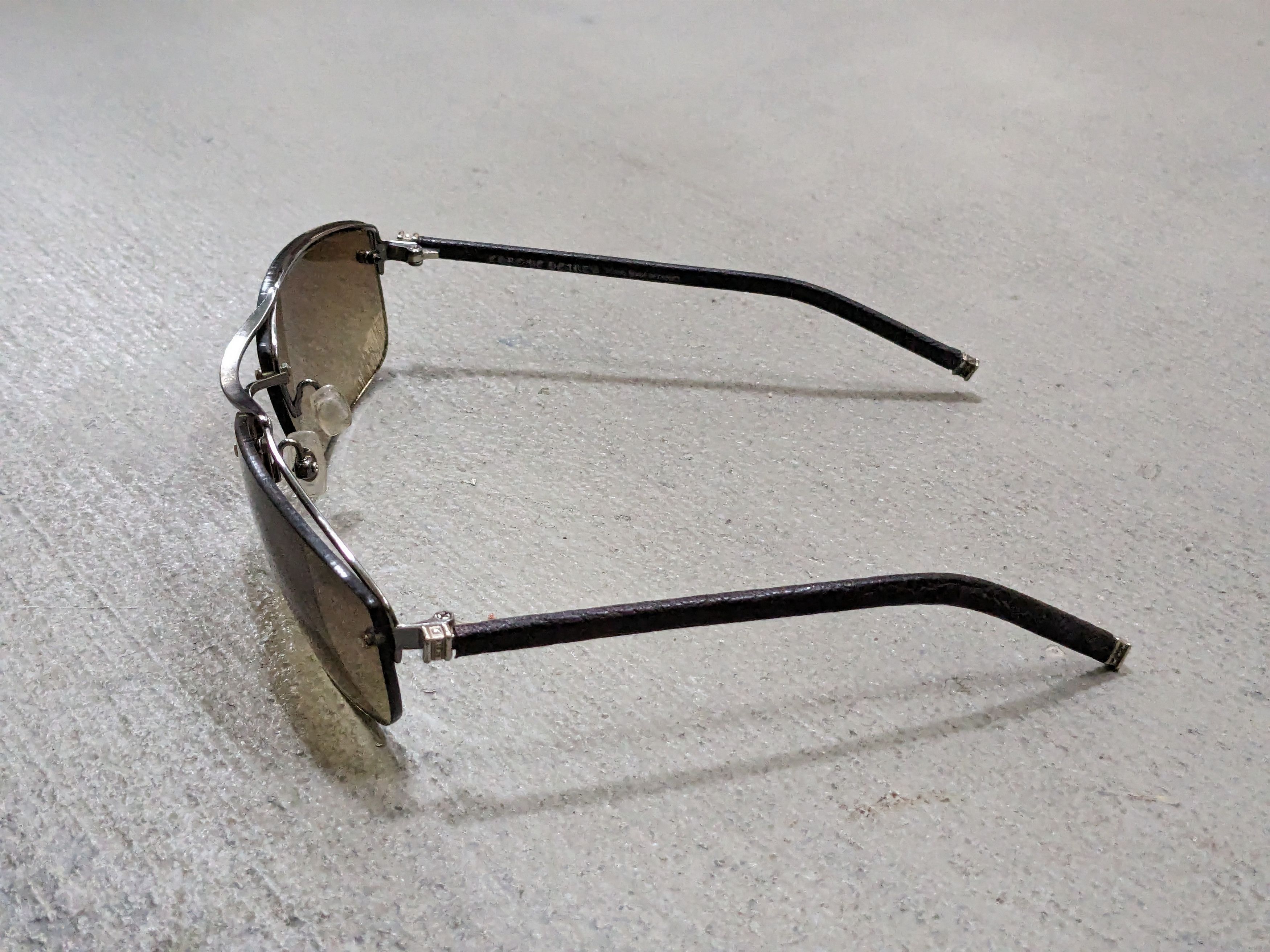 Chrome Hearts Chrome Hearts Amped Sunglasses Gray Black Silver Cross Size ONE SIZE - 7 Thumbnail