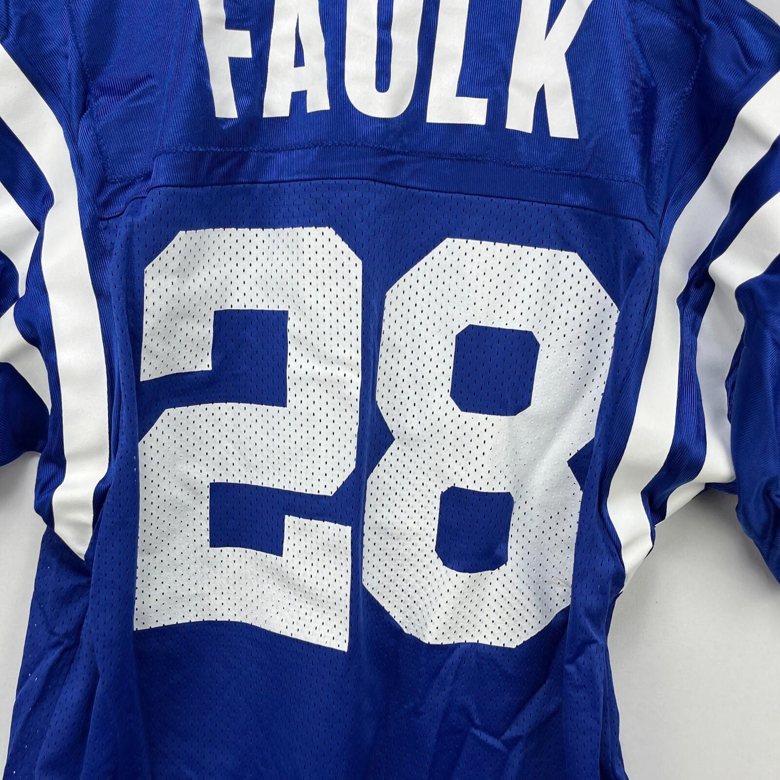 Champion Vintage Indianapolis Colts Faulk Jersey Size 40 Medium Size ONE SIZE - 7 Thumbnail