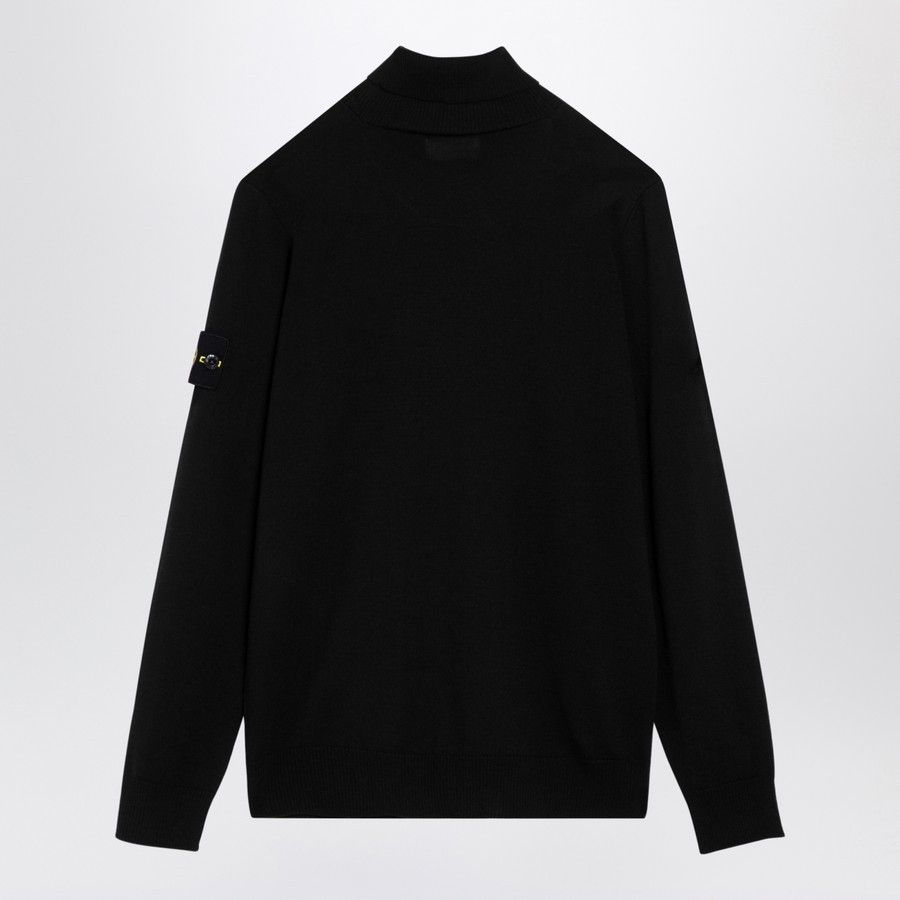 Stone Island o1d2blof0624 Wool Turtleneck Sweaters in Black Size US M / EU 48-50 / 2 - 2 Thumbnail