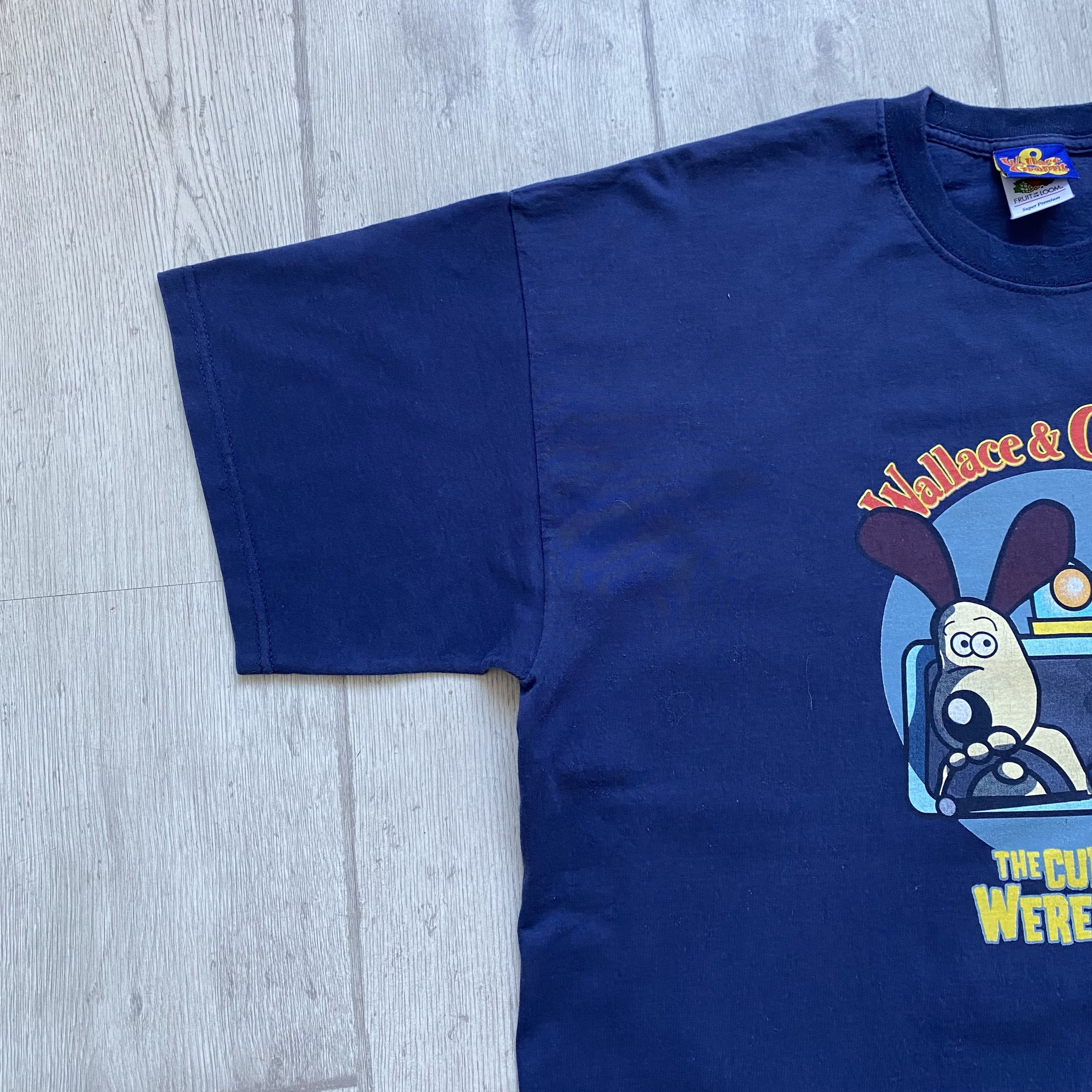 Cartoon Network Vintage 90s Wallace and Gromit logo tee Disney Size US XL / EU 56 / 4 - 7 Thumbnail