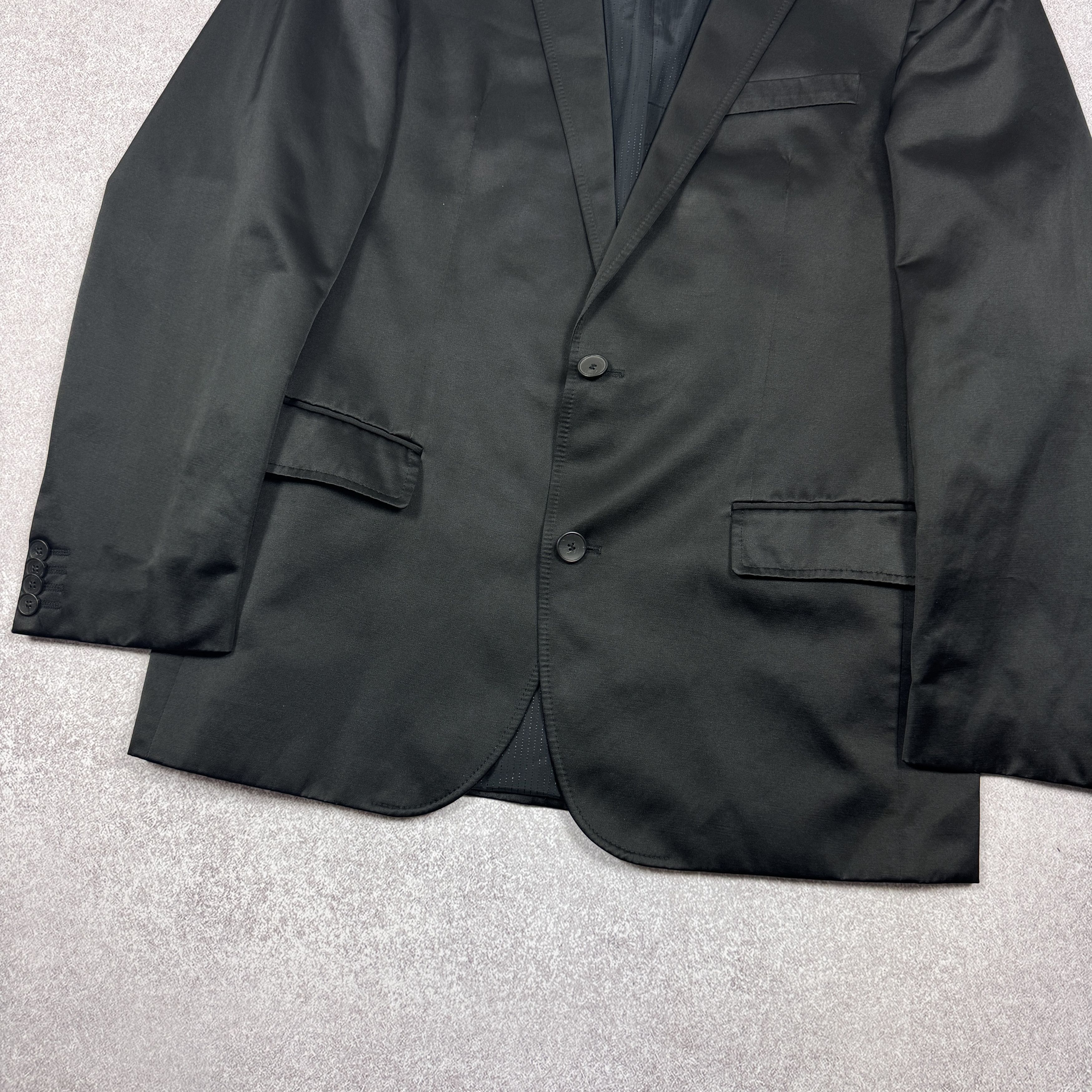 Hugo Boss Men`s HUGO BOSS Alko/Heise Black Shiny Slim Fit Suit Size 50 Size 40R - 5 Thumbnail