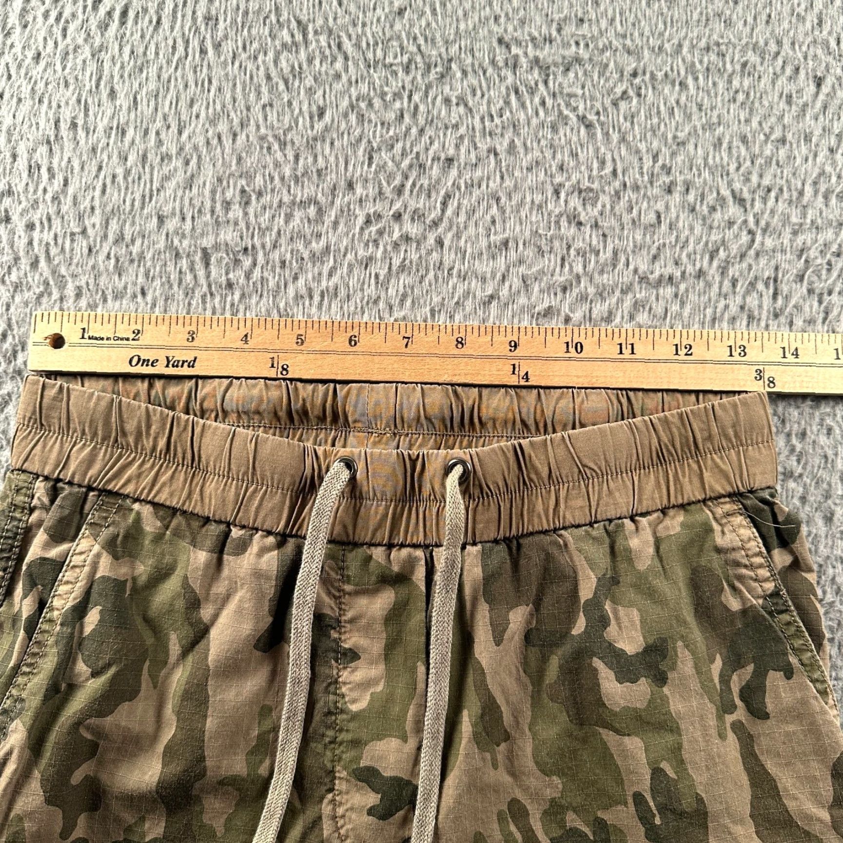 James Perse James Perse Pants Womens 0 Camo Cargo Drawstring Waist Cotton Ripstop Tapered Size 25" / US 0 / IT 36 - 5 Thumbnail