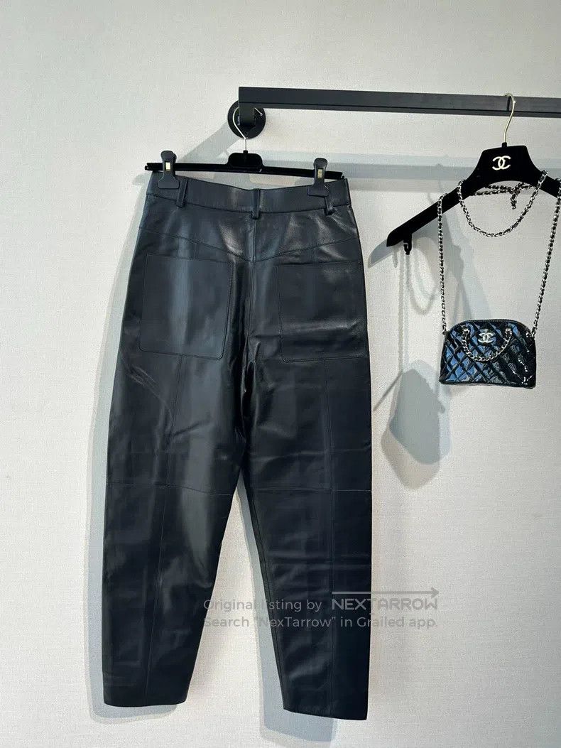 Hermes Hermes Skinny Leather Pants for Women Size 25" / US 0 / IT 36 - 4 Thumbnail