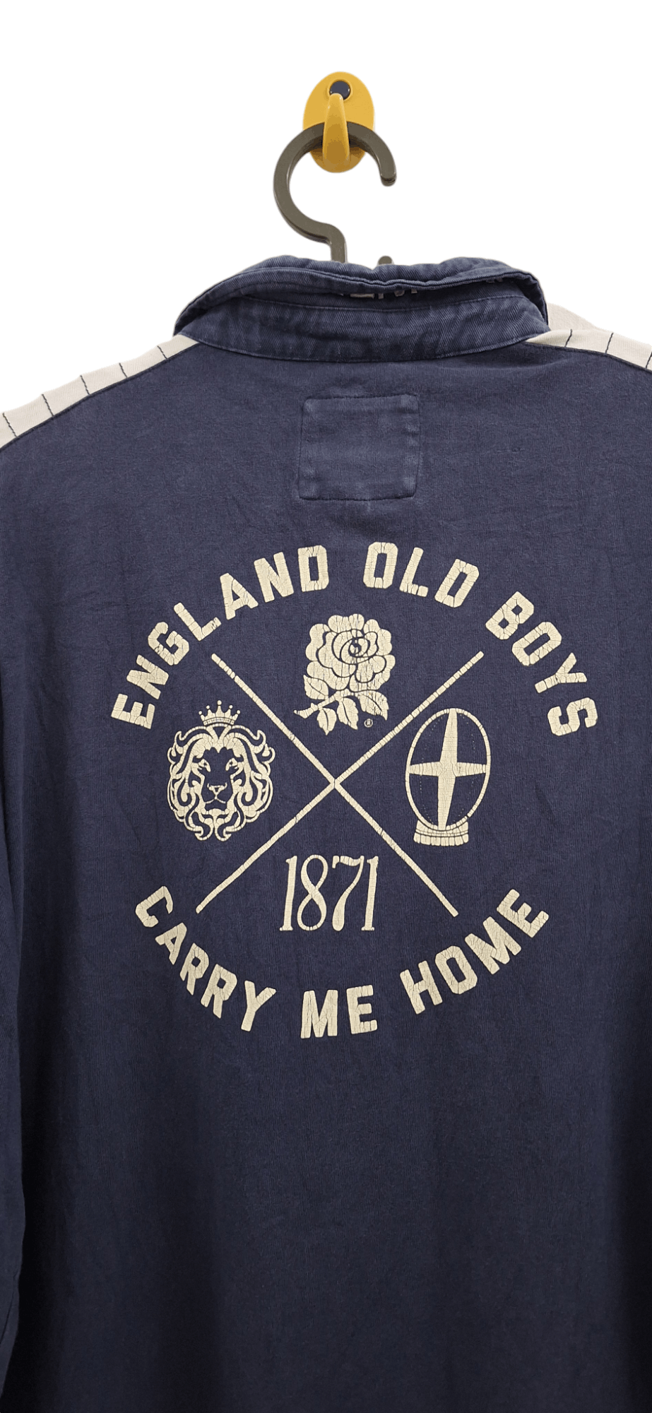 Vintage Vintage England Old Boy Carry Me Home Polo Rugby Size US L / EU 52-54 / 3 - 6 Thumbnail