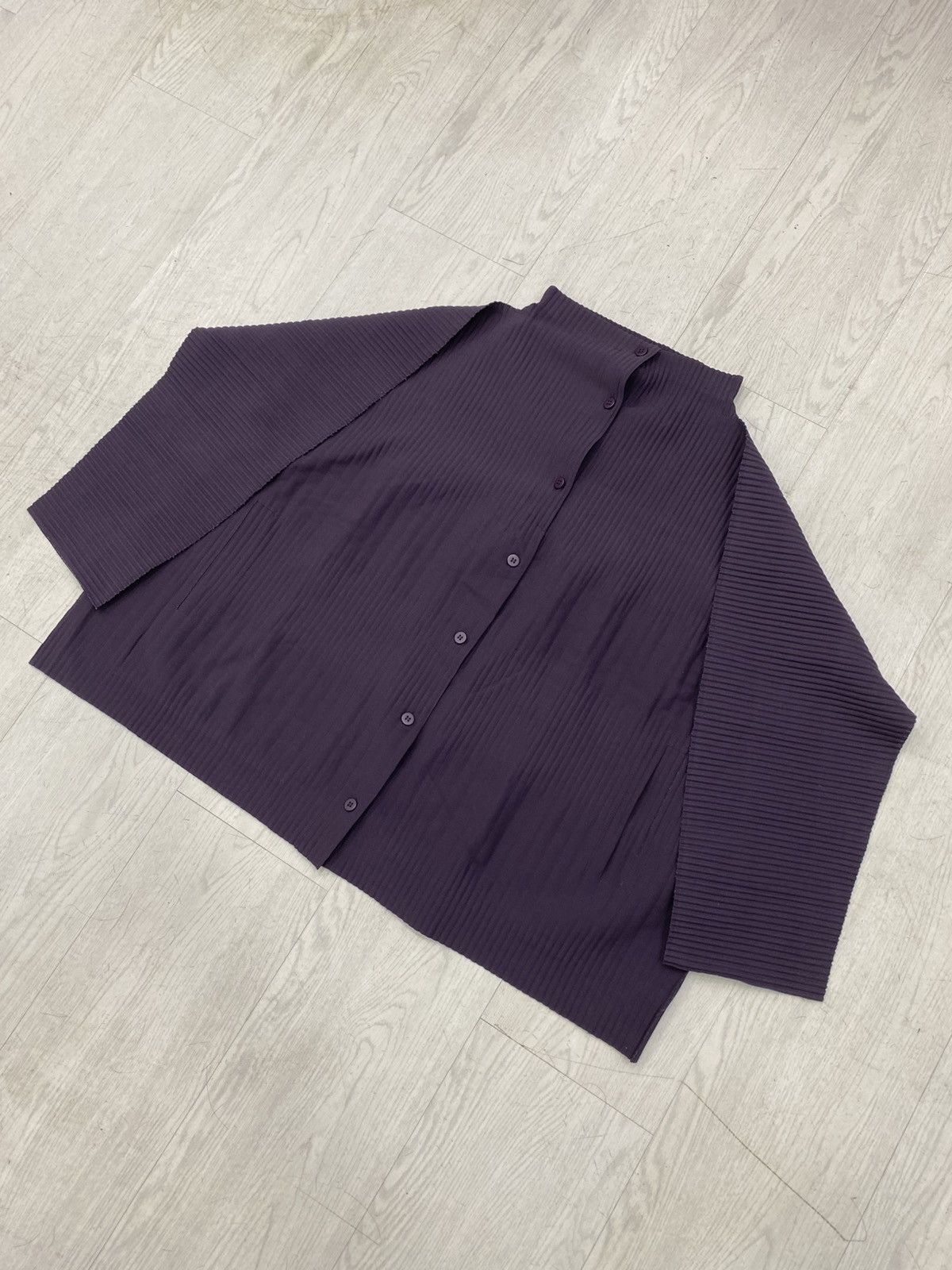 Issey Miyake Issey miyake me mock neck three-quarter sleeve button up Size US L / EU 52-54 / 3 - 3 Thumbnail