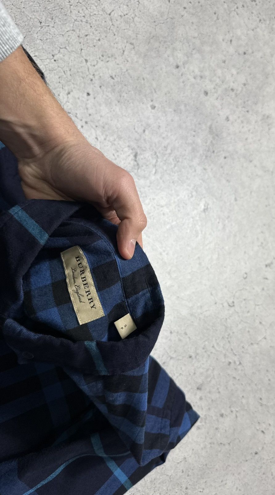 Burberry Burberry Flannel Checkered Shirt Luxury Size S Size US S / EU 44-46 / 1 - 6 Thumbnail