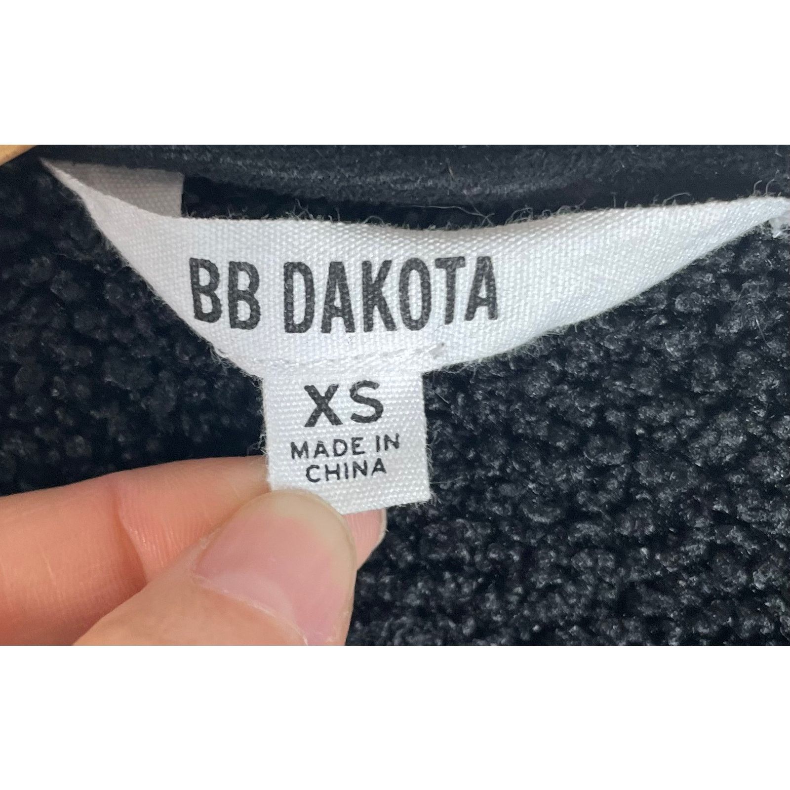 BB Dakota BB Dakota Womens Faux Suede "Suede Me, Love You Jacket" Size XS / US 0-2 / IT 36-38 - 3 Thumbnail