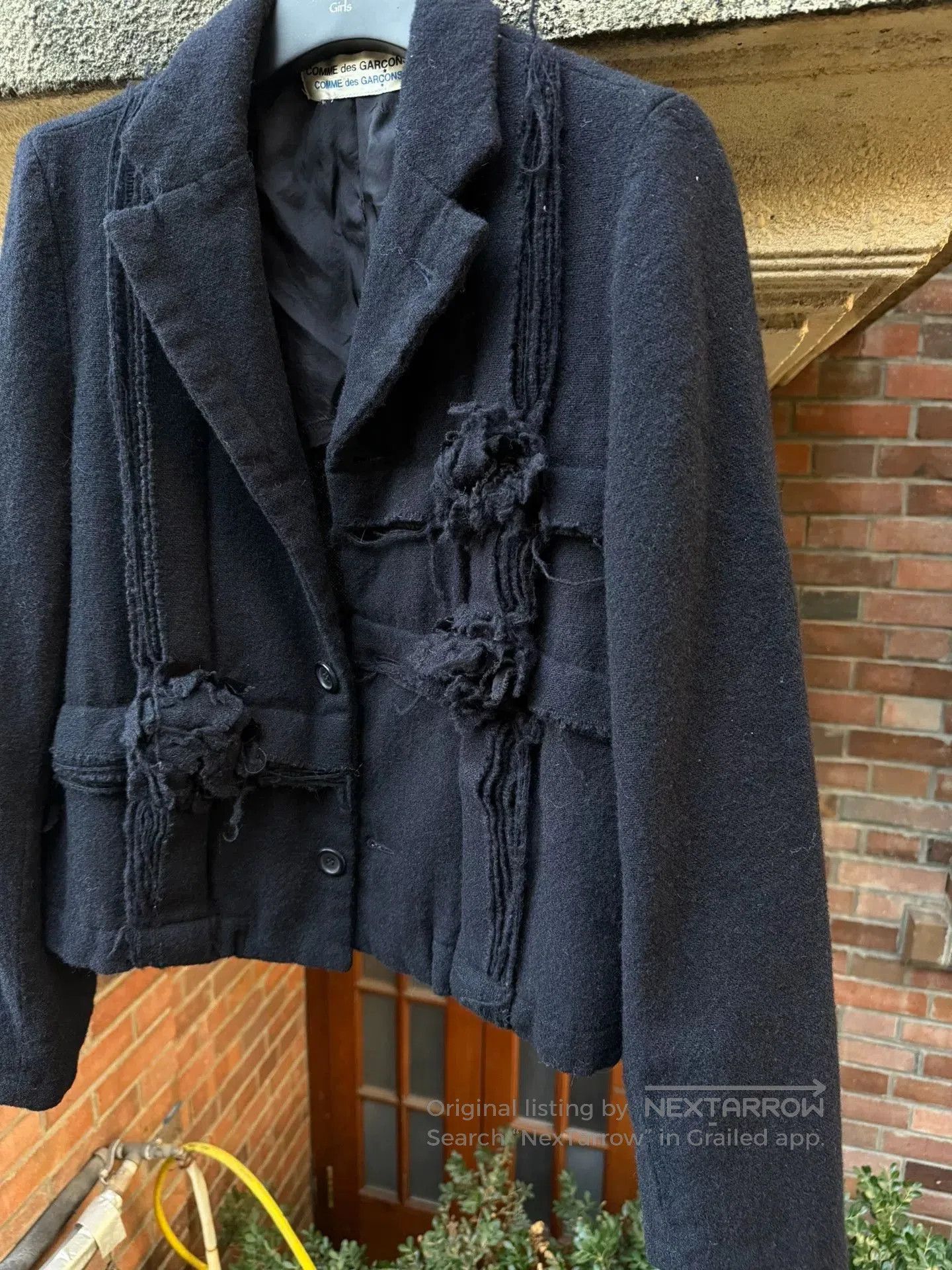 Comme des Garcons comme des garcons flower pattern wool jacket. Size US M / EU 48-50 / 2 - 2 Thumbnail