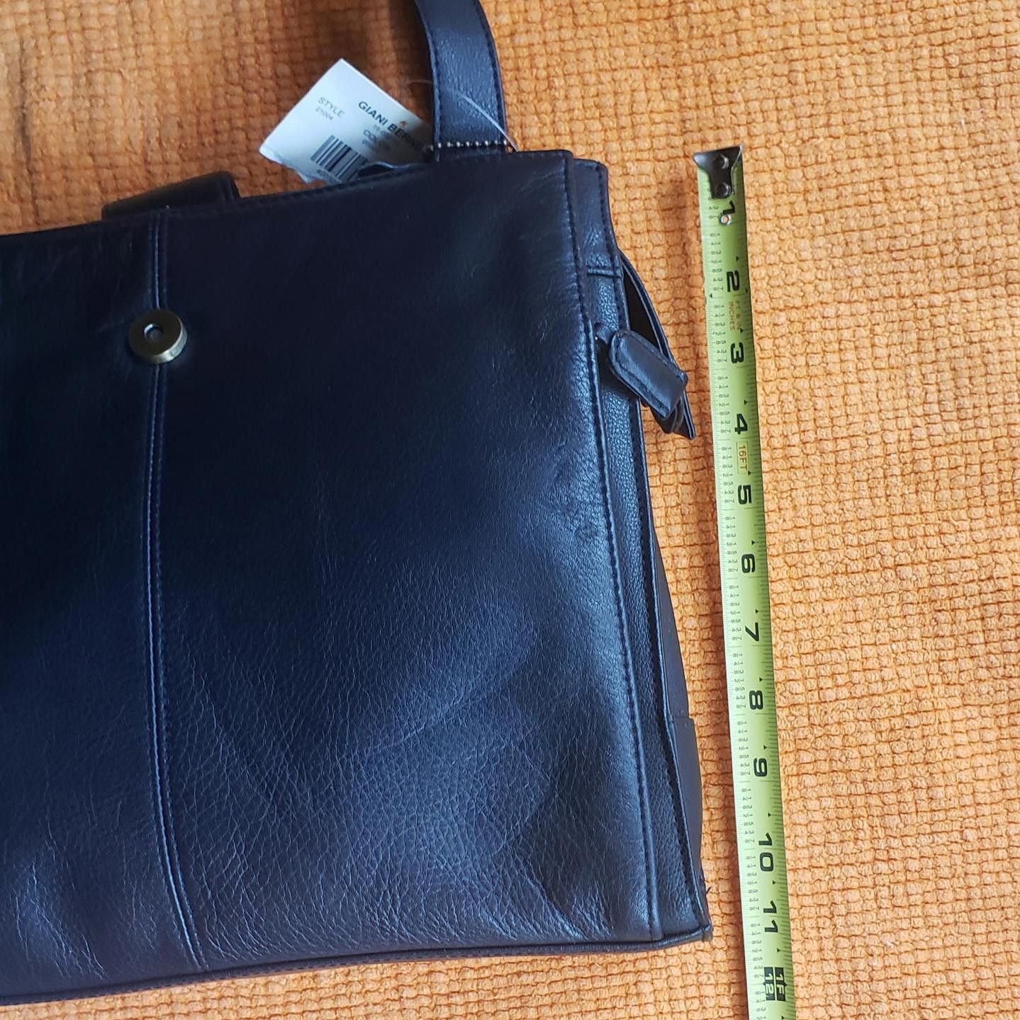 Designer Giani Bernini Black Leather purse Shoulder Bag Handbag NWT Size ONE SIZE - 7 Thumbnail