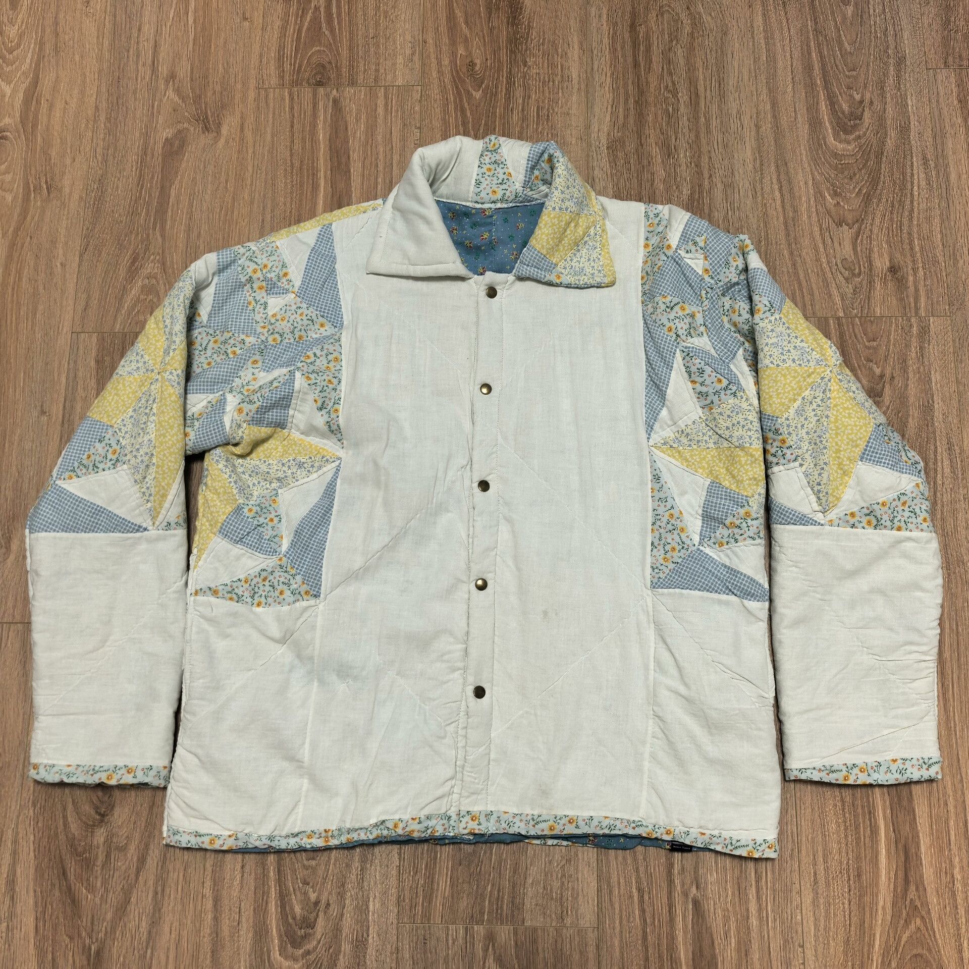 Vintage Mahatama Vintage Handmade Patchwork Coat Size US M / EU 48-50 / 2 - 1 Thumbnail