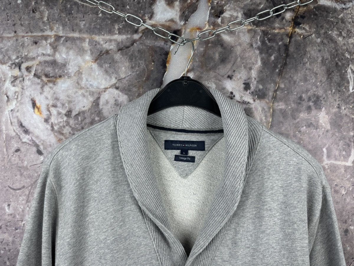 Tommy Hilfiger Tommy Hilfiger Mens Gray Shawl Collar Cardigan Button Sweate Size US L / EU 52-54 / 3 - 2 Thumbnail