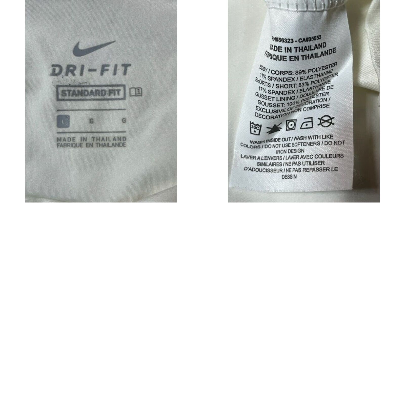 Nike Nike Skort L Dri-Fit Tennis Golf Skirt Athletic Pockets Short White Womens Sports Performance Size 24" / US 00 / IT 34 - 8 Thumbnail