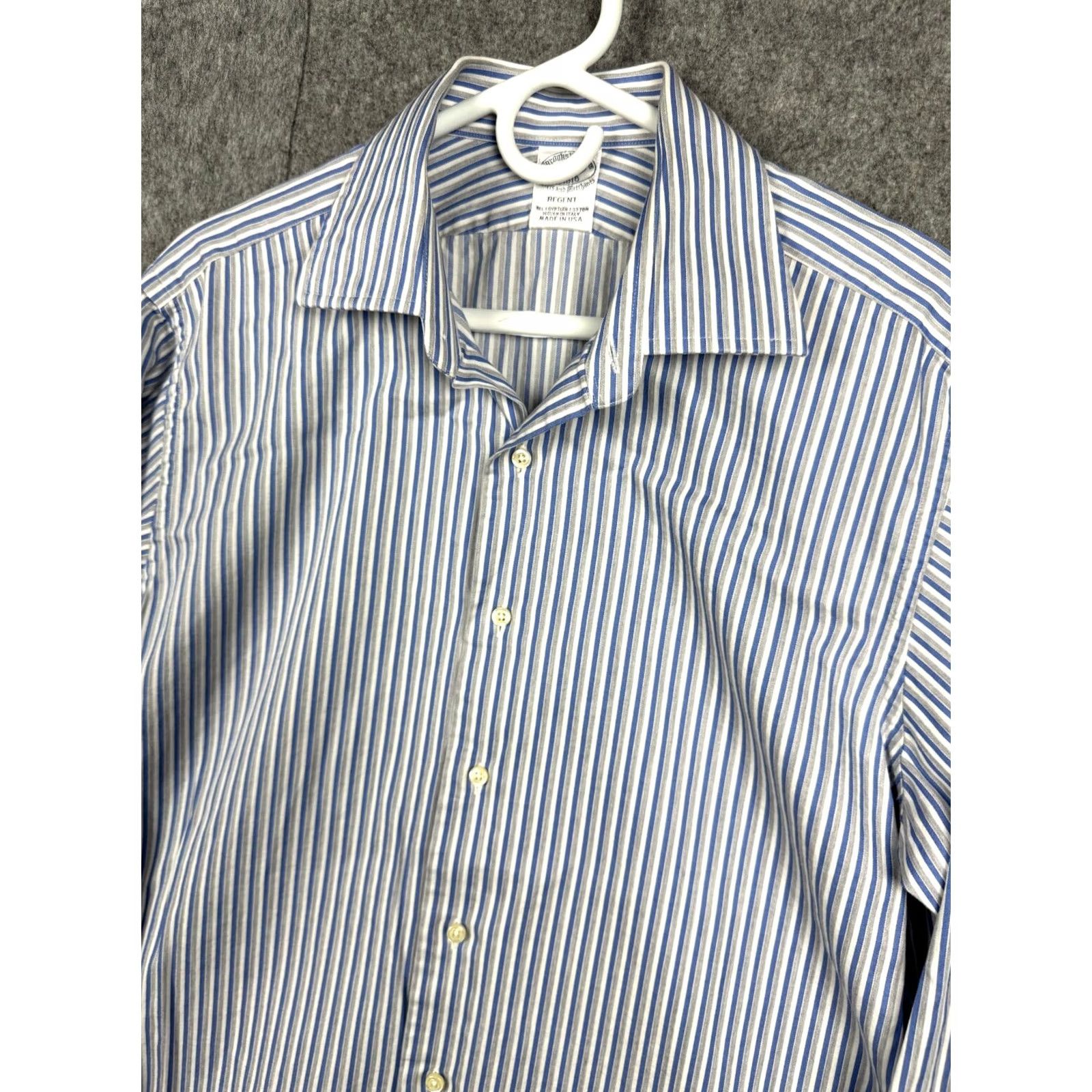 Brooks Brothers Vintage Brooks Brothers Regent Shirt Mens 16-33 Striped Button Made USA Size US L / EU 52-54 / 3 - 2 Thumbnail