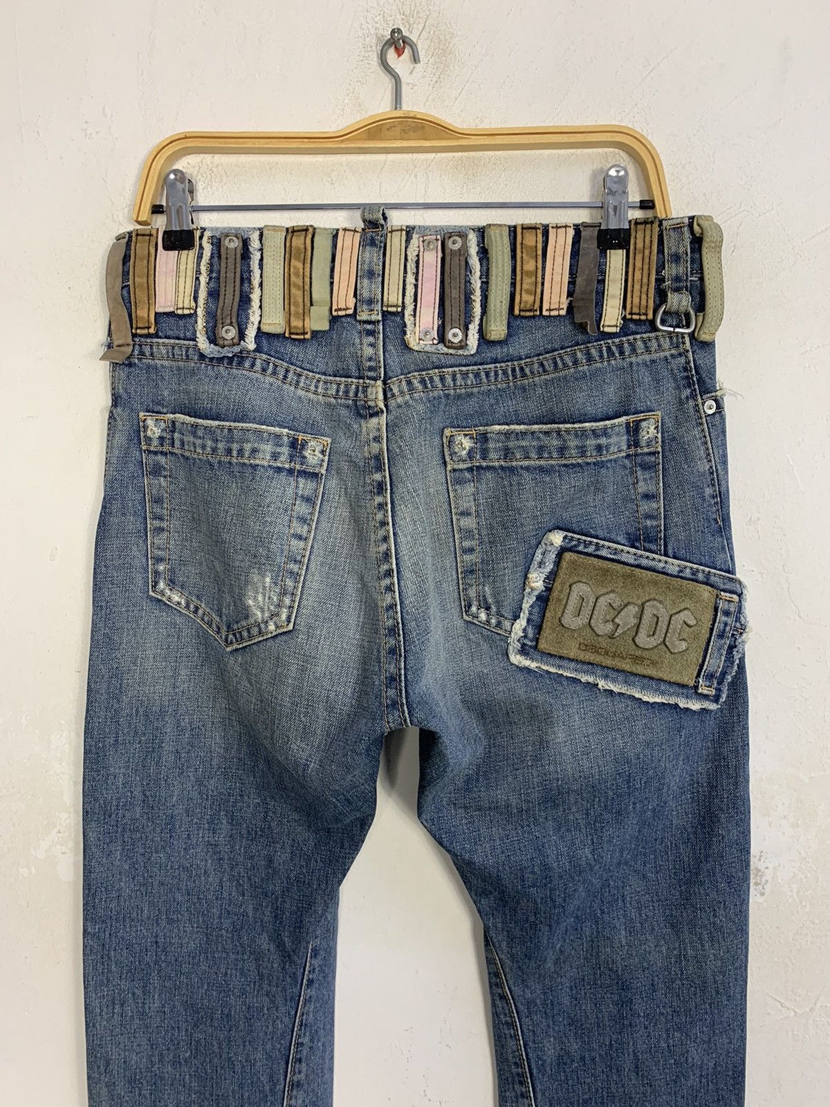 Dsquared2 Rare Dsquared2 DC/DC Denim Jeans Multicolor Hook Waist Size US 31 - 11 Thumbnail