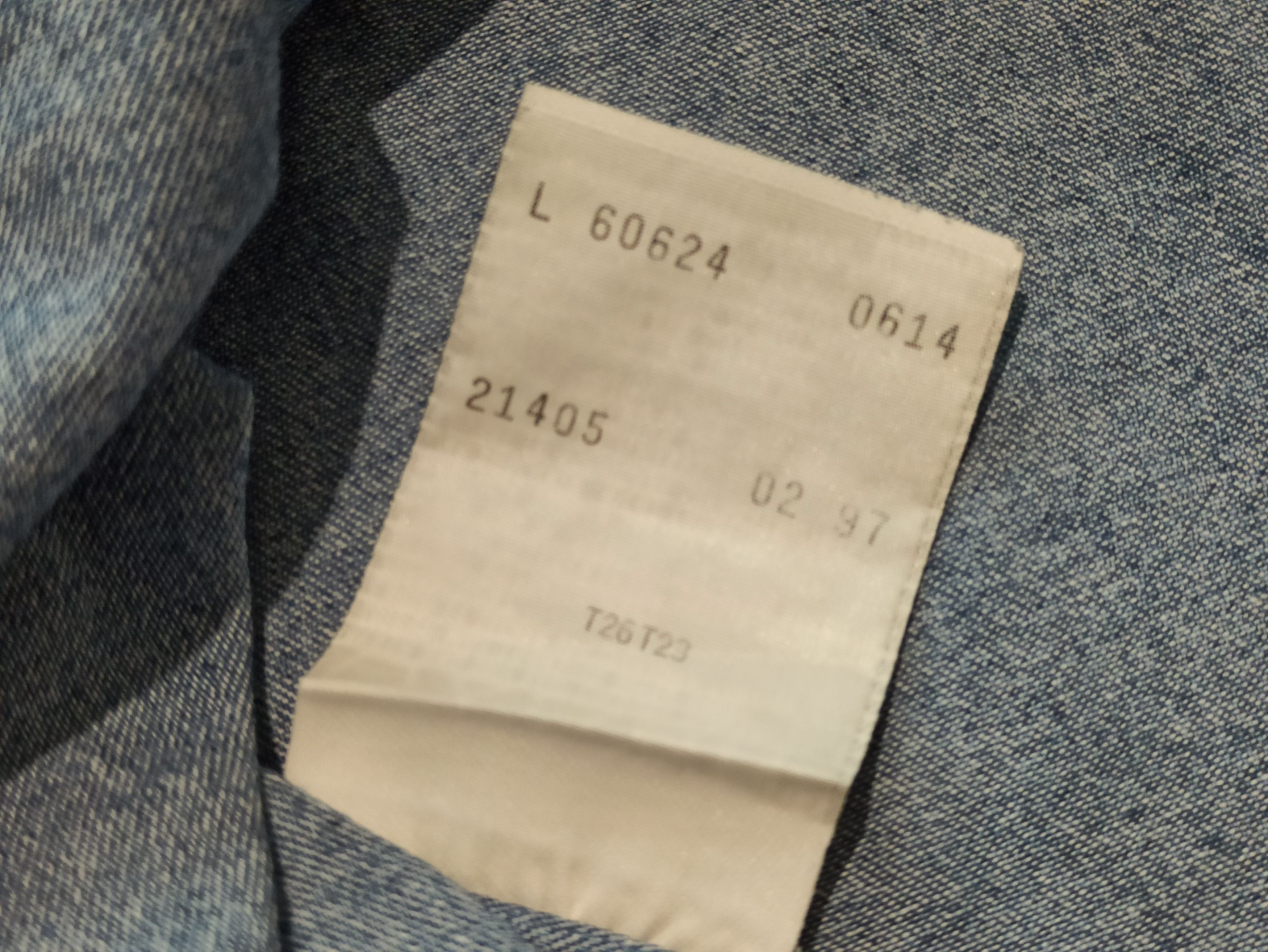 Levi's RARE Levi's x Yamaha 90s Promo Orange Tab Denim Shirt Size US L / EU 52-54 / 3 - 6 Thumbnail