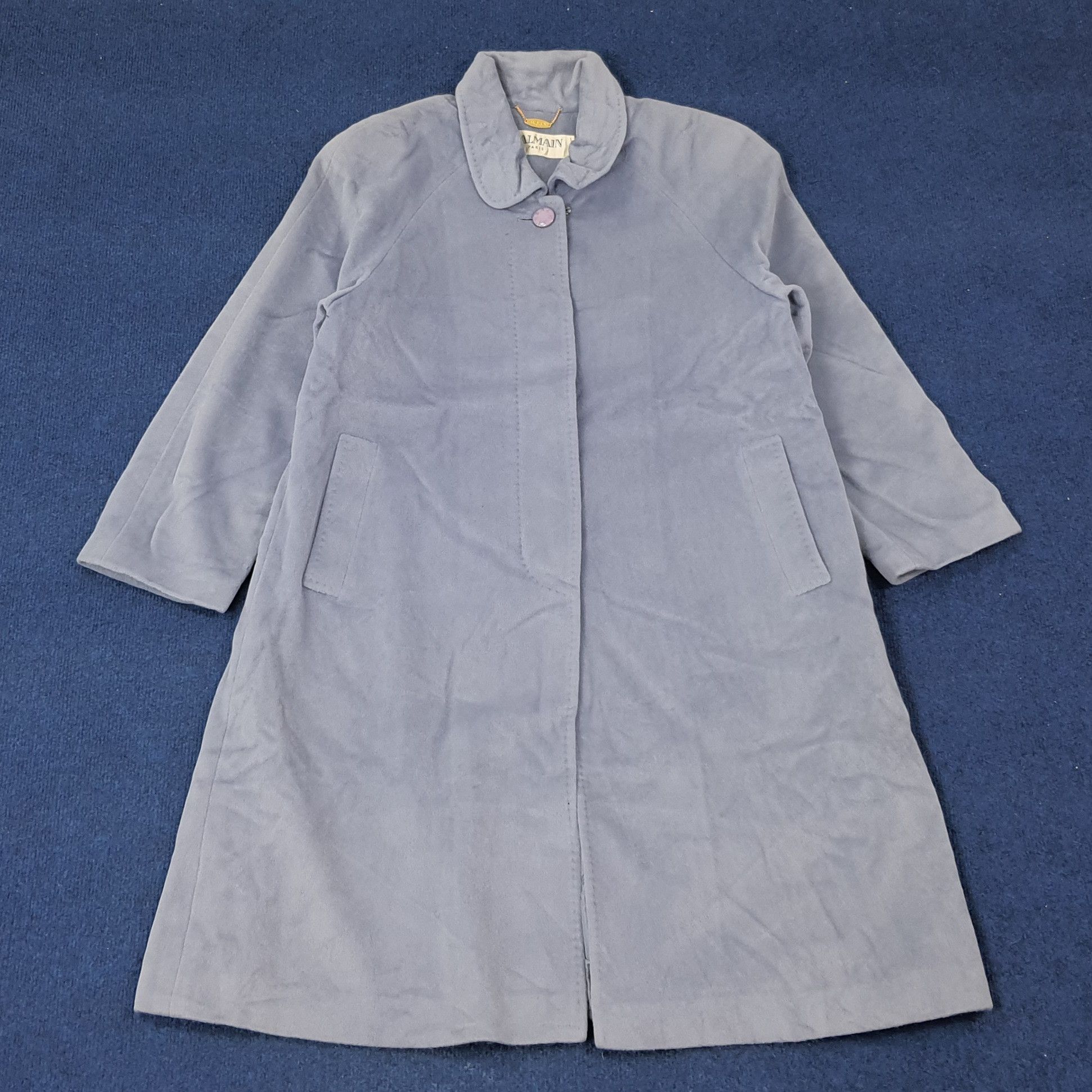 Balmain × Vintage Vintage Balmain Paris Trench Jacket C222N12 Size US M / EU 48-50 / 2 - 1 Thumbnail