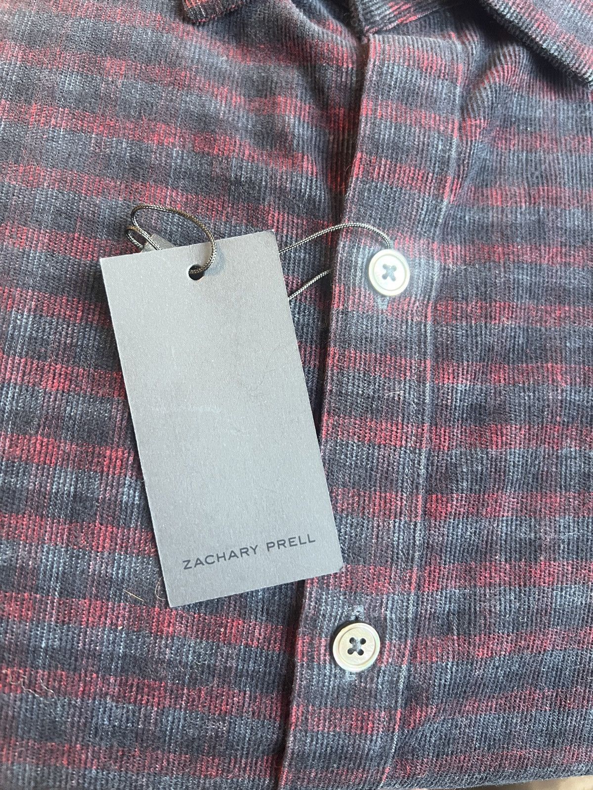 Zachary Prell Zachary Prell Byas Check Corduroy Sport Shirt – Size XL Size US XL / EU 56 / 4 - 6 Thumbnail