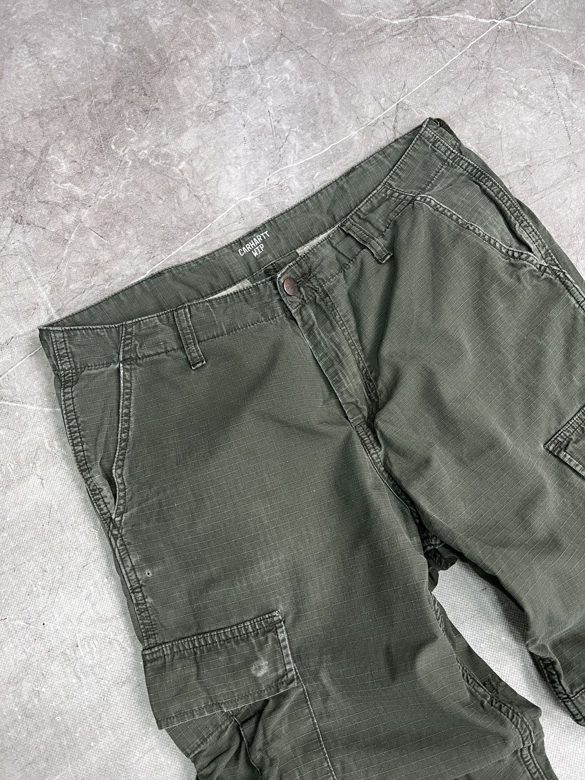Carhartt Carhartt Green Pants Workwear Multipocket y2k Style Size US 32 / EU 48 - 4 Thumbnail