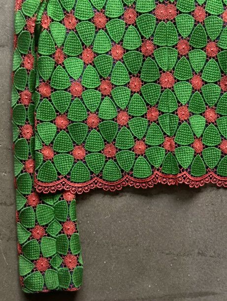 Comme des Garcons robe de chambre AD2000 Crochet Embroidered High-Waist Jacket Size US M / EU 48-50 / 2 - 6 Thumbnail