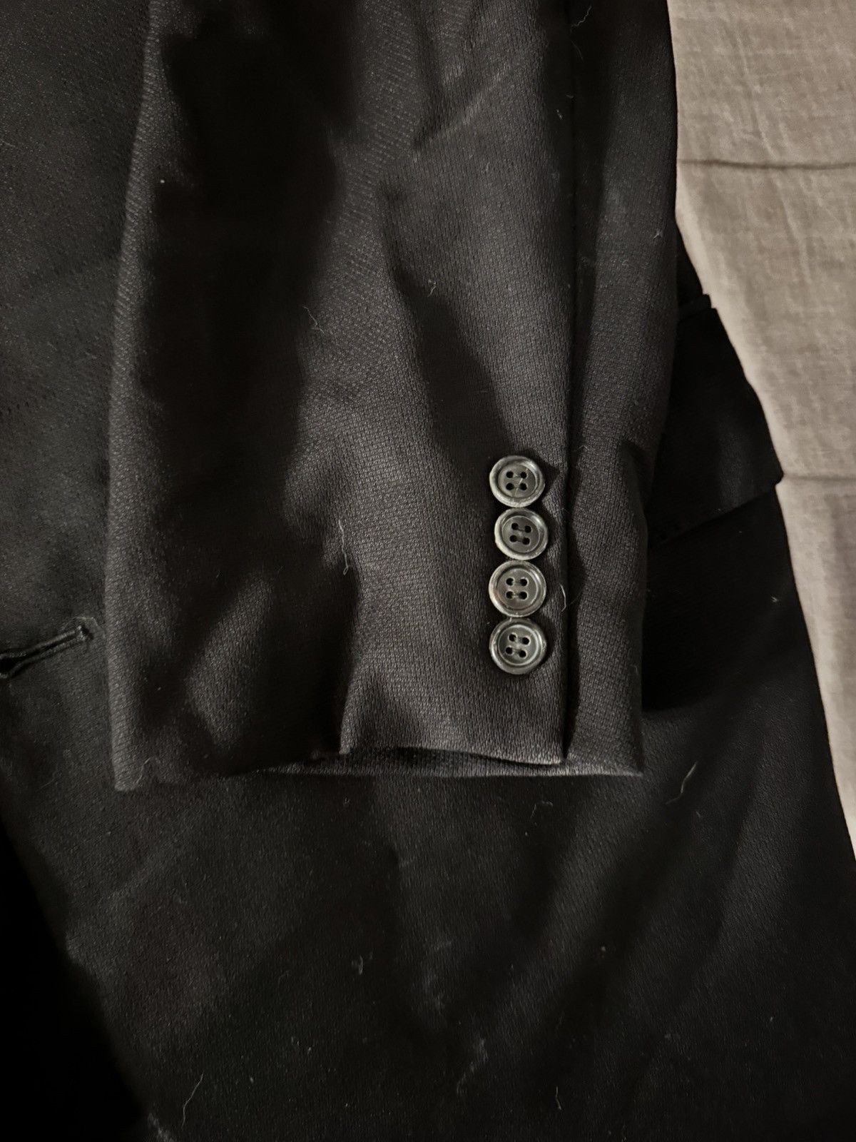 Ermenegildo Zegna Ermenegildo Zegna Black Sport Coat – 44R – 100% Wool Size 44R - 5 Thumbnail