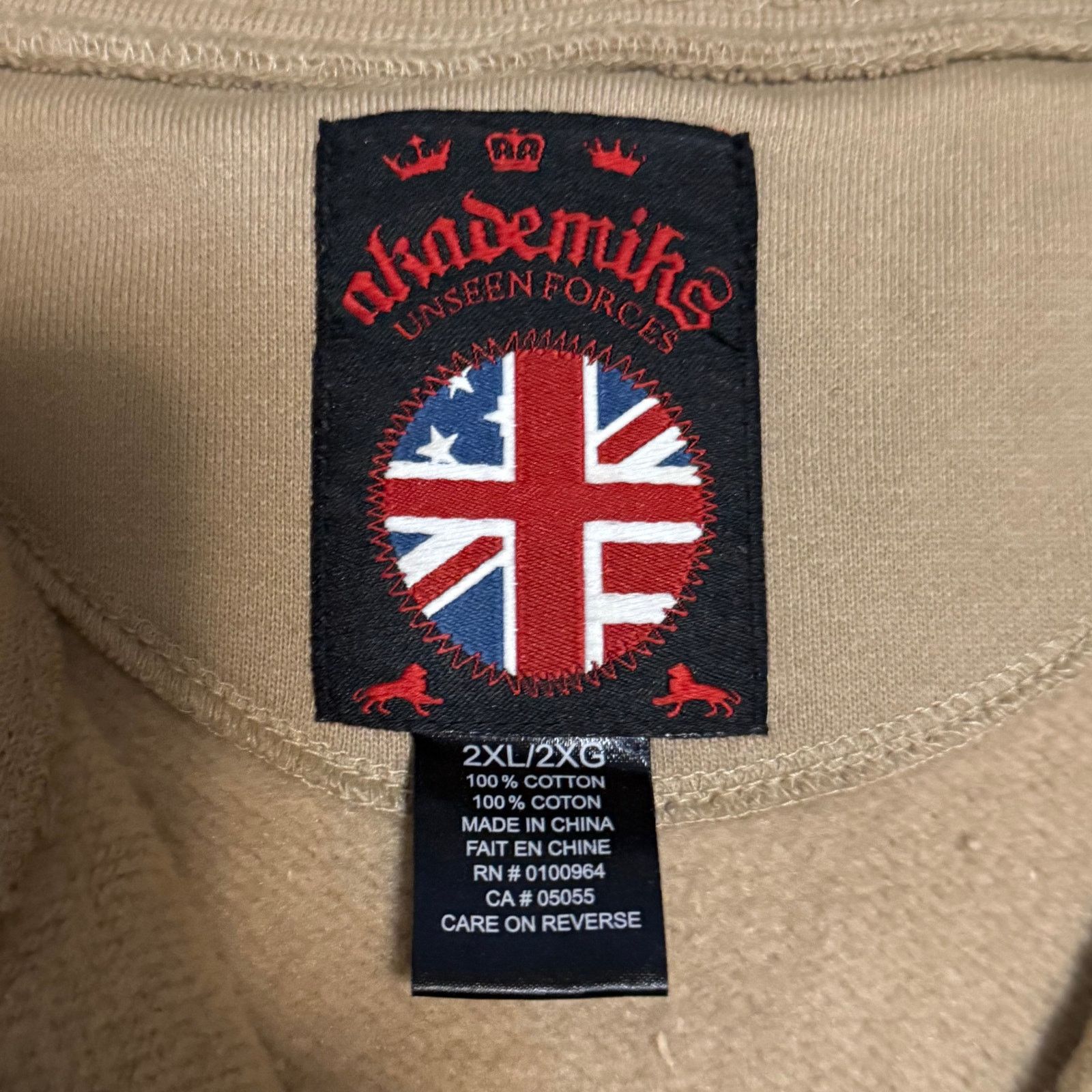 Akademiks Vintage Akademiks Unseen Forces Full Zip Track Jacket 2XL Size US XXL / EU 58 / 5 - 6 Thumbnail