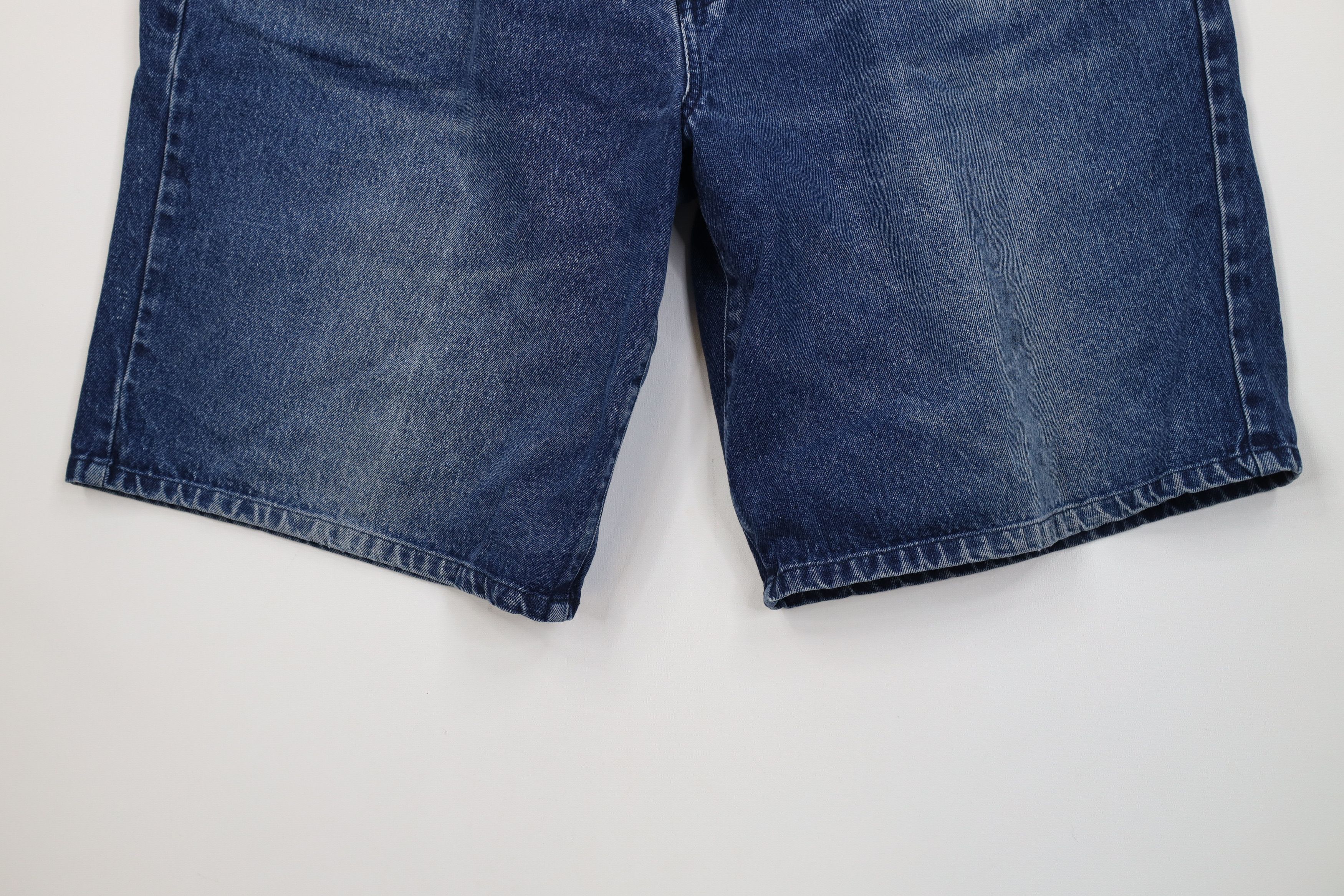 Vintage Vintage 90s Y2K Streetwear Fit Denim Jean Shorts Jorts Blue Size US 36 / EU 52 - 4 Thumbnail