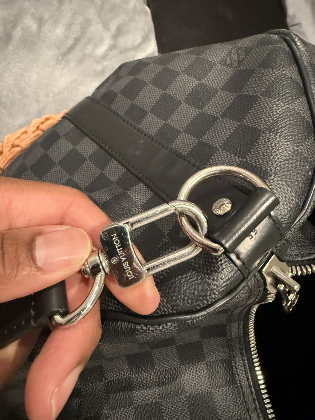 Louis Vuitton Louis Vuitton Keepall Bandoulière duffle bag Size 46 - 10 Thumbnail