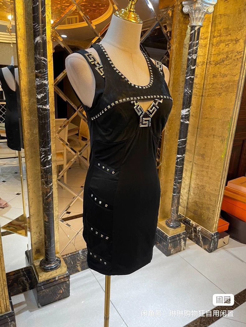 Versace Versace Fake two punk biker dresses Size M / US 6-8 / IT 42-44 - 5 Thumbnail