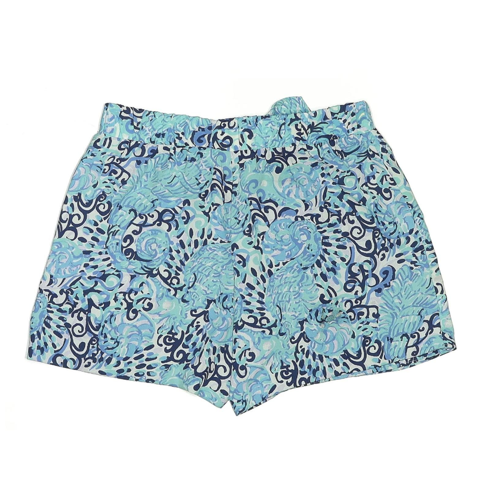 Other Lilly Pulitzer Size 0 Blue Print Women's Shorts Size 25" / US 0 / IT 36 - 2 Thumbnail