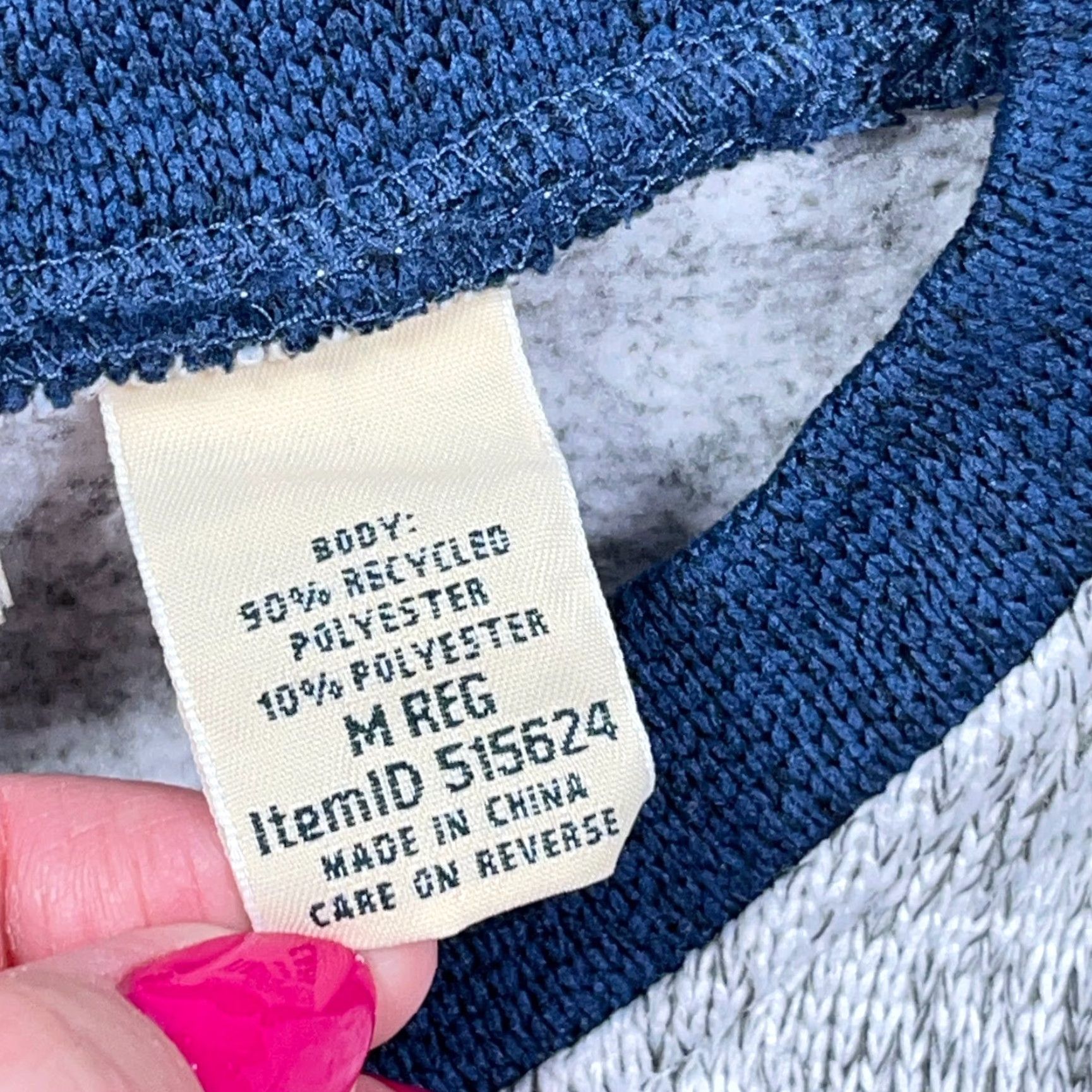 Vintage VINTAGE LL Bean Sweatshirt Men Medium Gray Blue Pullover Crewneck Sweater Heather Adult Size US M / EU 48-50 / 2 - 4 Thumbnail
