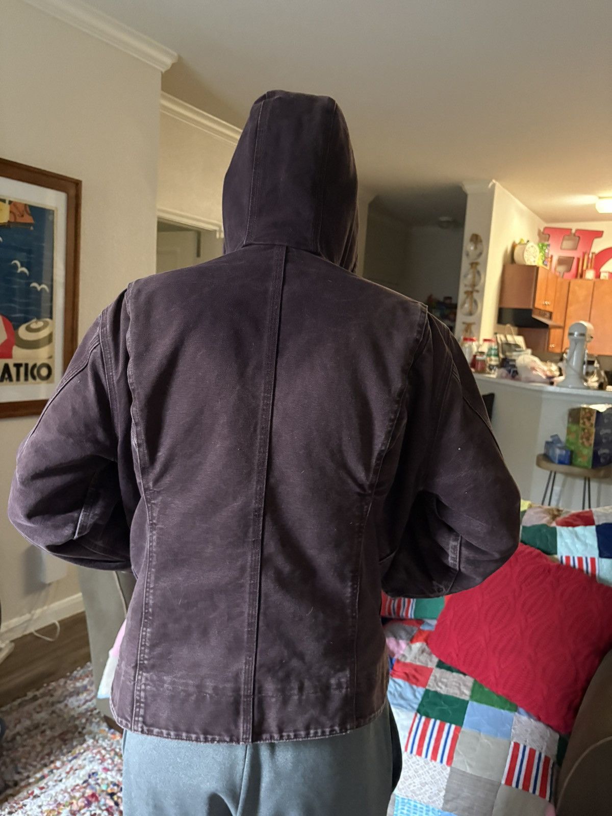 Carhartt Faded burgundy carhartt sherpa lining Size US L / EU 52-54 / 3 - 15 Thumbnail