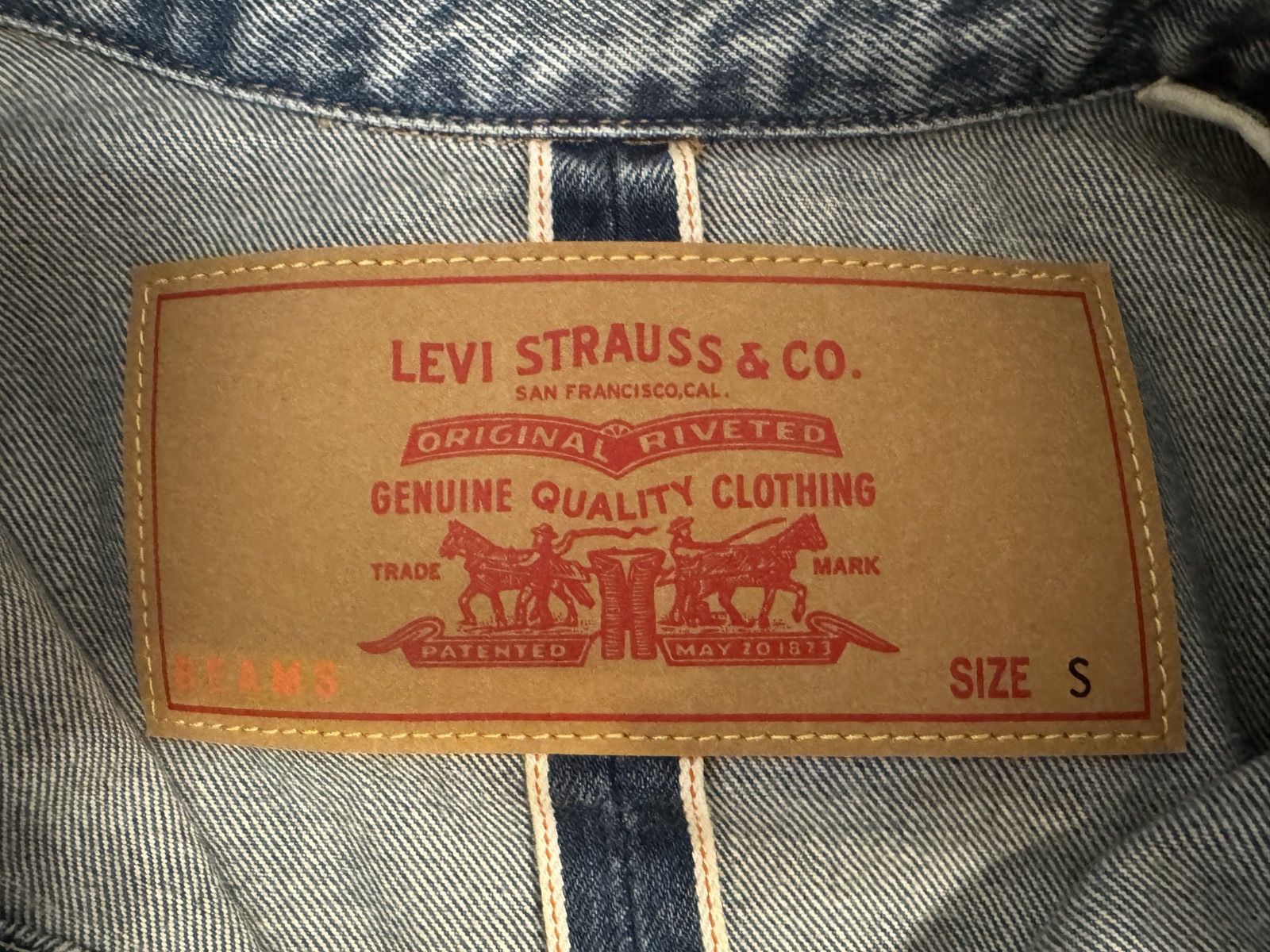 Beams Japan × Levi's Levi’s × BEAMS “Super Wide” Denim Jacket Type II Size S Size US S / EU 44-46 / 1 - 2 Thumbnail