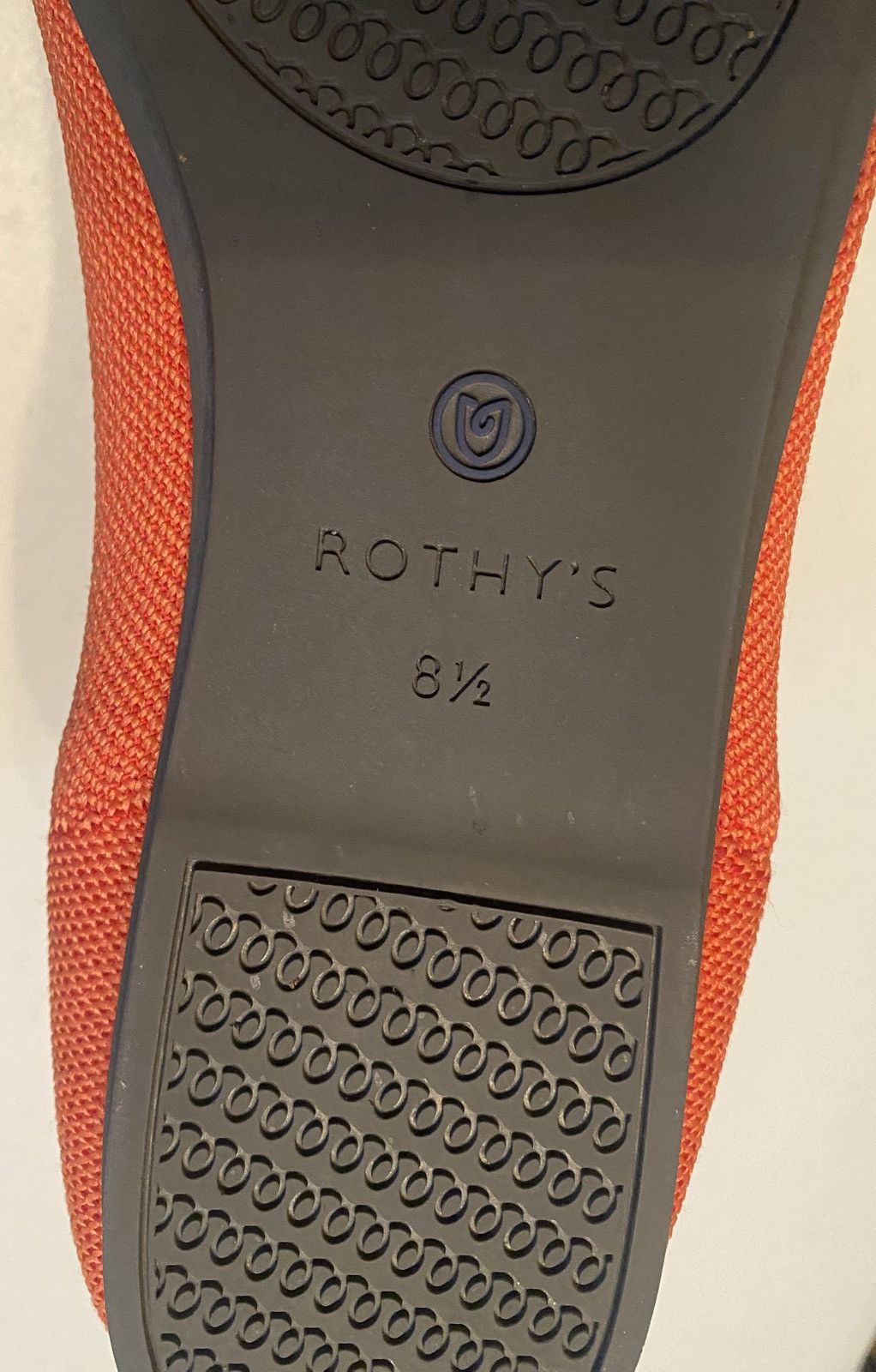 Rothy's Rothy's The Flats Persimmon Marina Heel Stripe 8.5 US Size US 8.5 / IT 38.5 - 10 Thumbnail