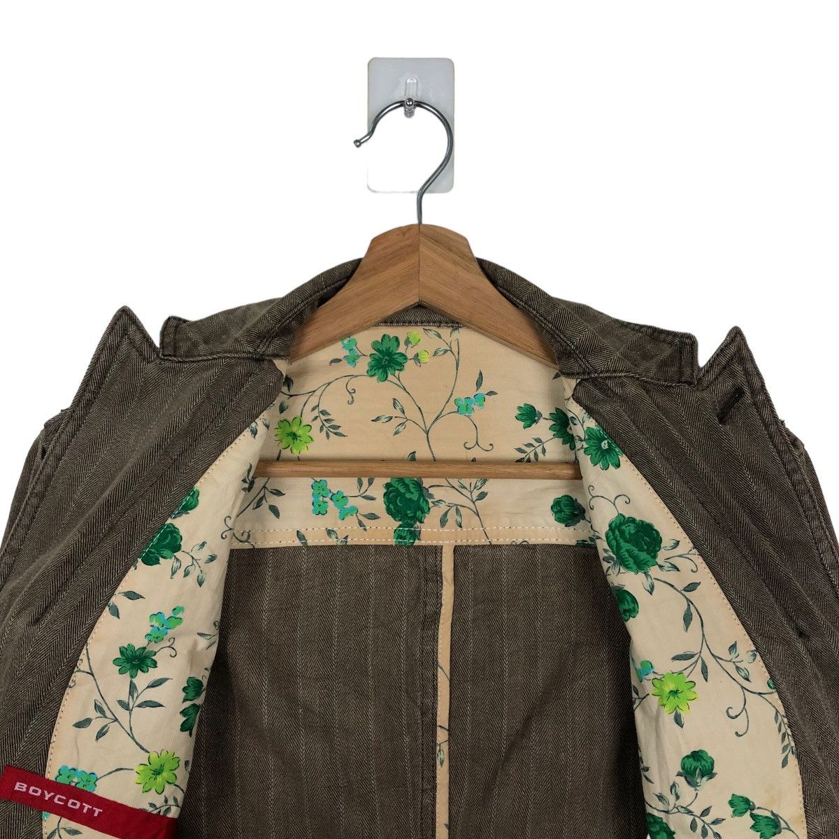 Boycott HERRINGBONE PARACHUTE BIKER JACKET BOYCOTT JAPAN Size US M / EU 48-50 / 2 - 10 Thumbnail