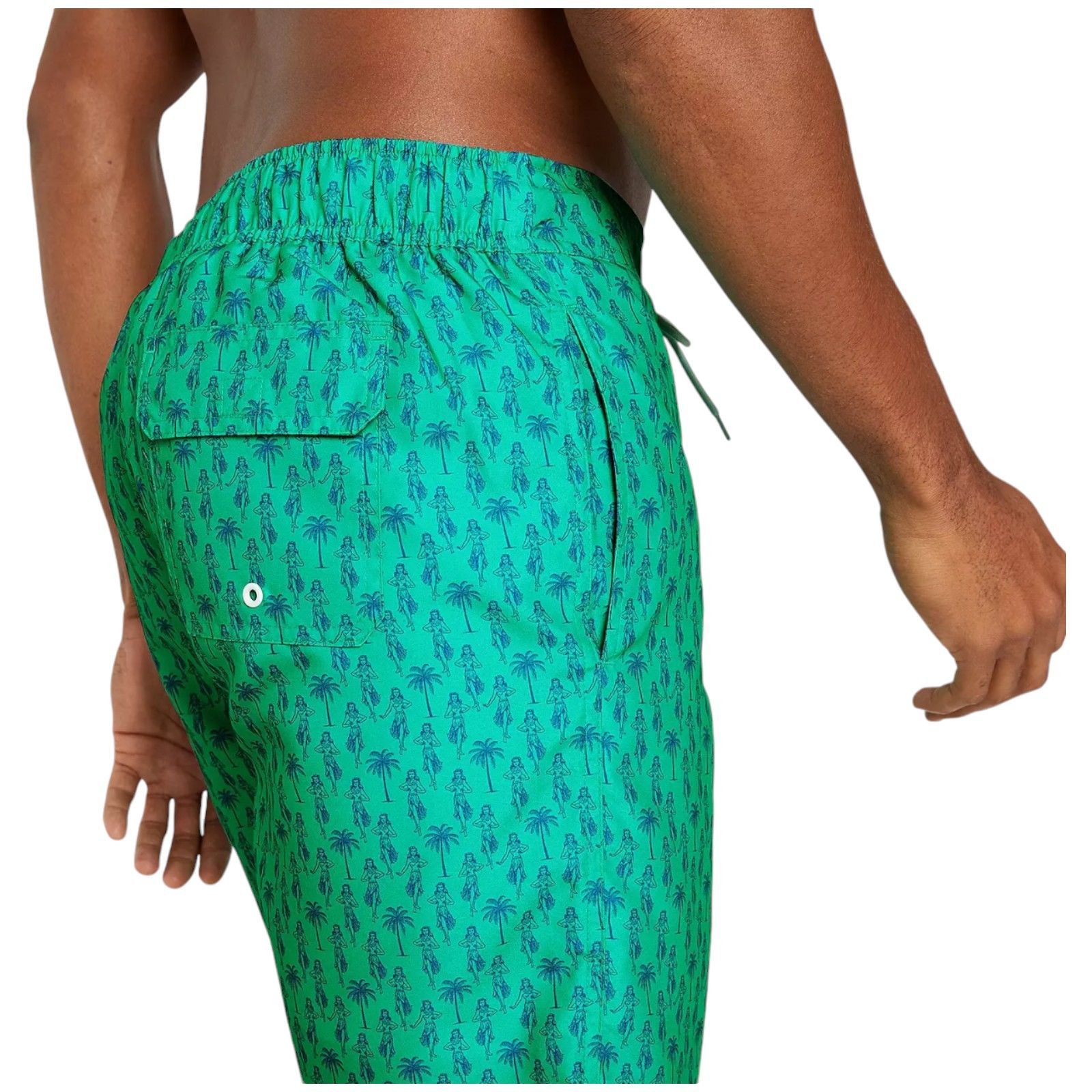 Other St. John's Bay - Men's Board Shorts - 9" Inseam - Green Hula Size ONE SIZE - 17 Thumbnail