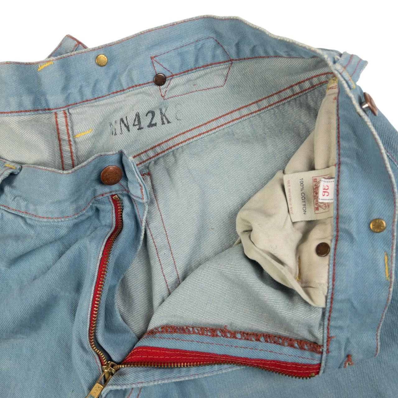 Evisu Evisu Gull Symbol Denim Zip Detail Jeans Size W38 Size US 38 / EU 54 - 5 Thumbnail