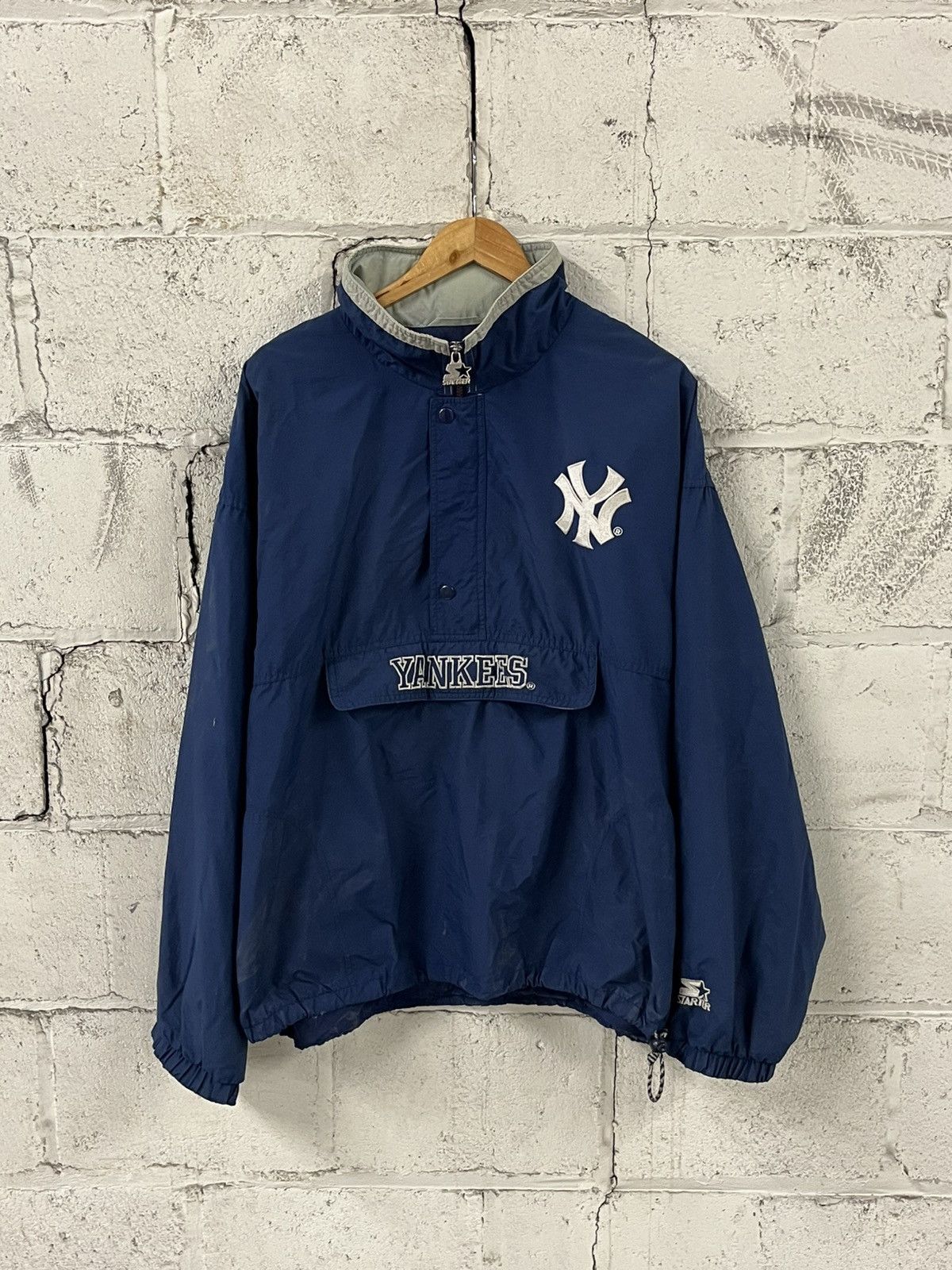 Starter Vintage NY yankees starter jacket 90s streetwear sportswear Size US XL / EU 56 / 4 - 1 Thumbnail