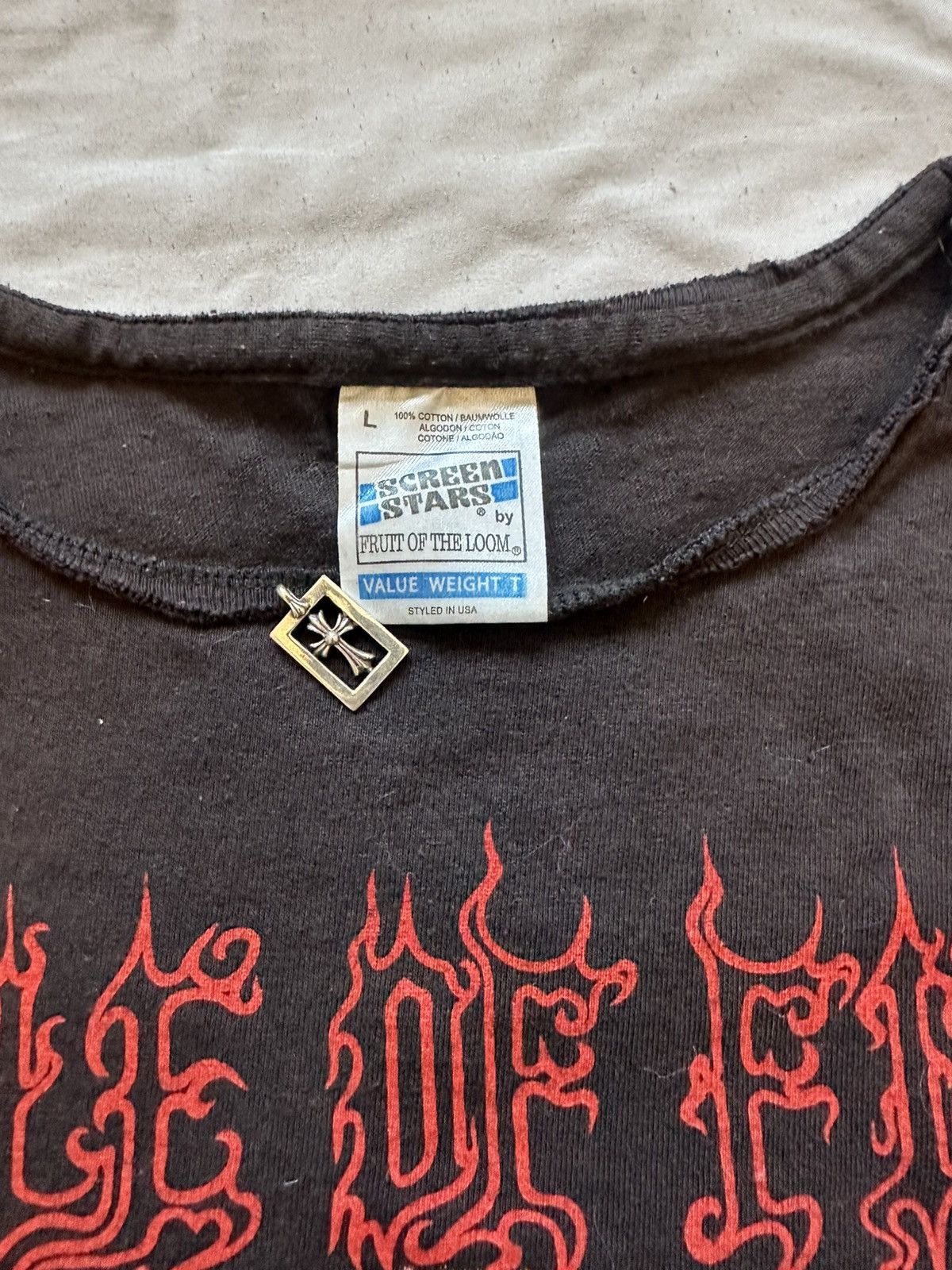 Band Tees cradle of filth late 90’s cross tee Size US L / EU 52-54 / 3 - 4 Thumbnail