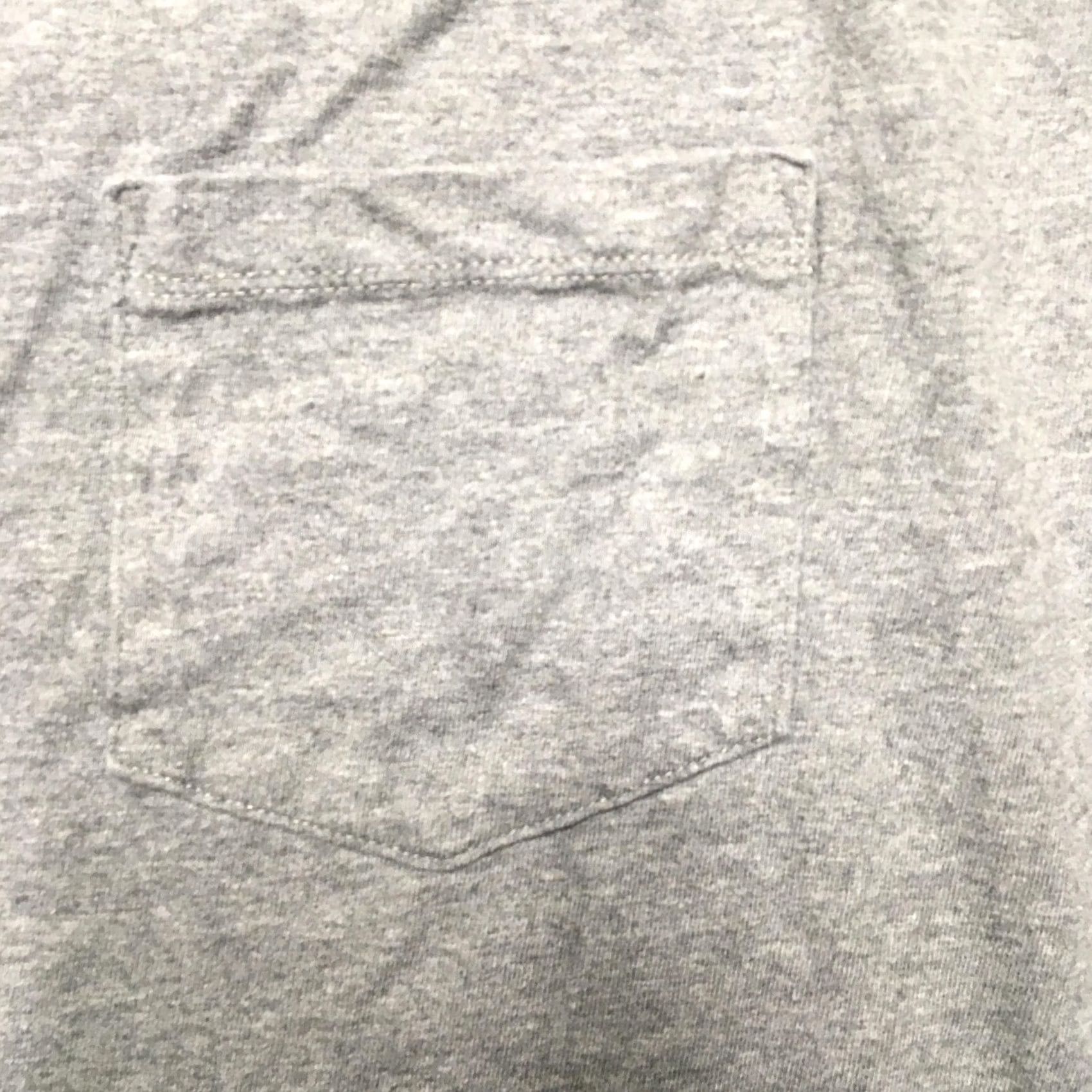 Vintage American Giant Shirt Mens 3XL Gray Long Sleeve Pocket Tee Made in USA Cotton Size US XXL / EU 58 / 5 - 4 Thumbnail
