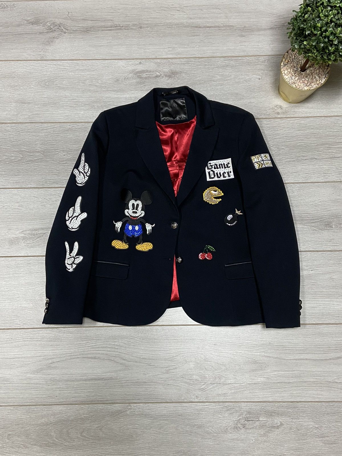 Philipp Plein Philipp Plein blazer Mickey Mouse game over Size XL / US 12-14 / IT 48-50 - 1 Thumbnail