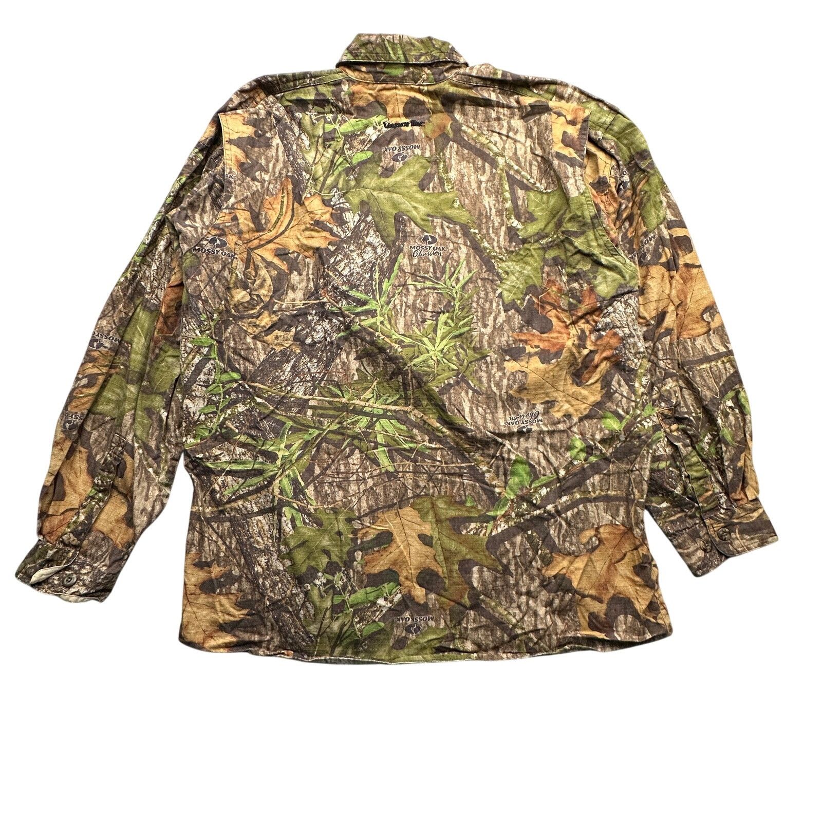 Mossy Oaks Mossy Oak Vapor-Tec Tree Camouflage Button Up Shirt Mens L Size US L / EU 52-54 / 3 - 2 Thumbnail