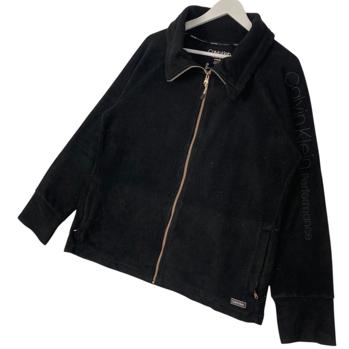 Other Vintage Calvin Klein Performance Fleece Sweater Black Size US XL / EU 56 / 4 - 2 Thumbnail