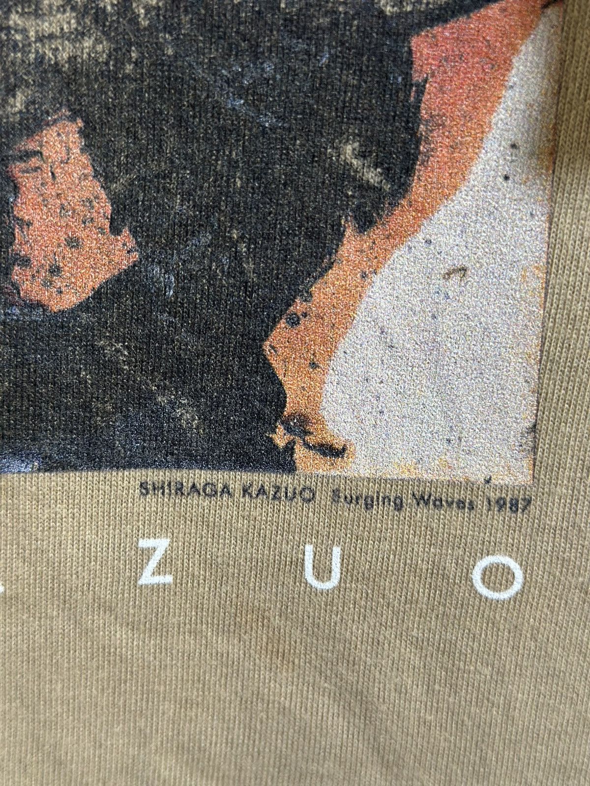 Arts & Science Vintage Shiraga Kazuo Faded Tee Size US L / EU 52-54 / 3 - 3 Thumbnail