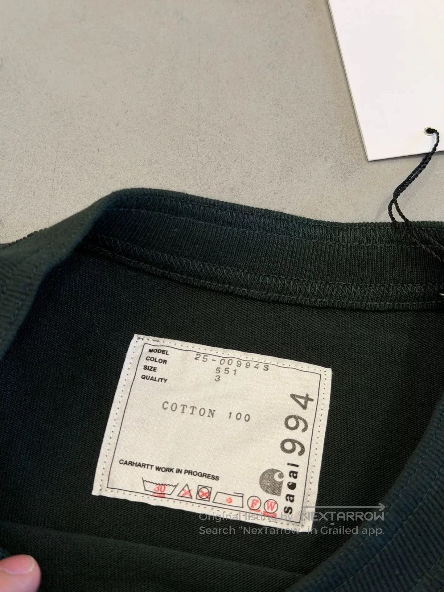 Sacai Sacai Carhartt Collaboration Layered T. Size US L / EU 52-54 / 3 - 3 Thumbnail