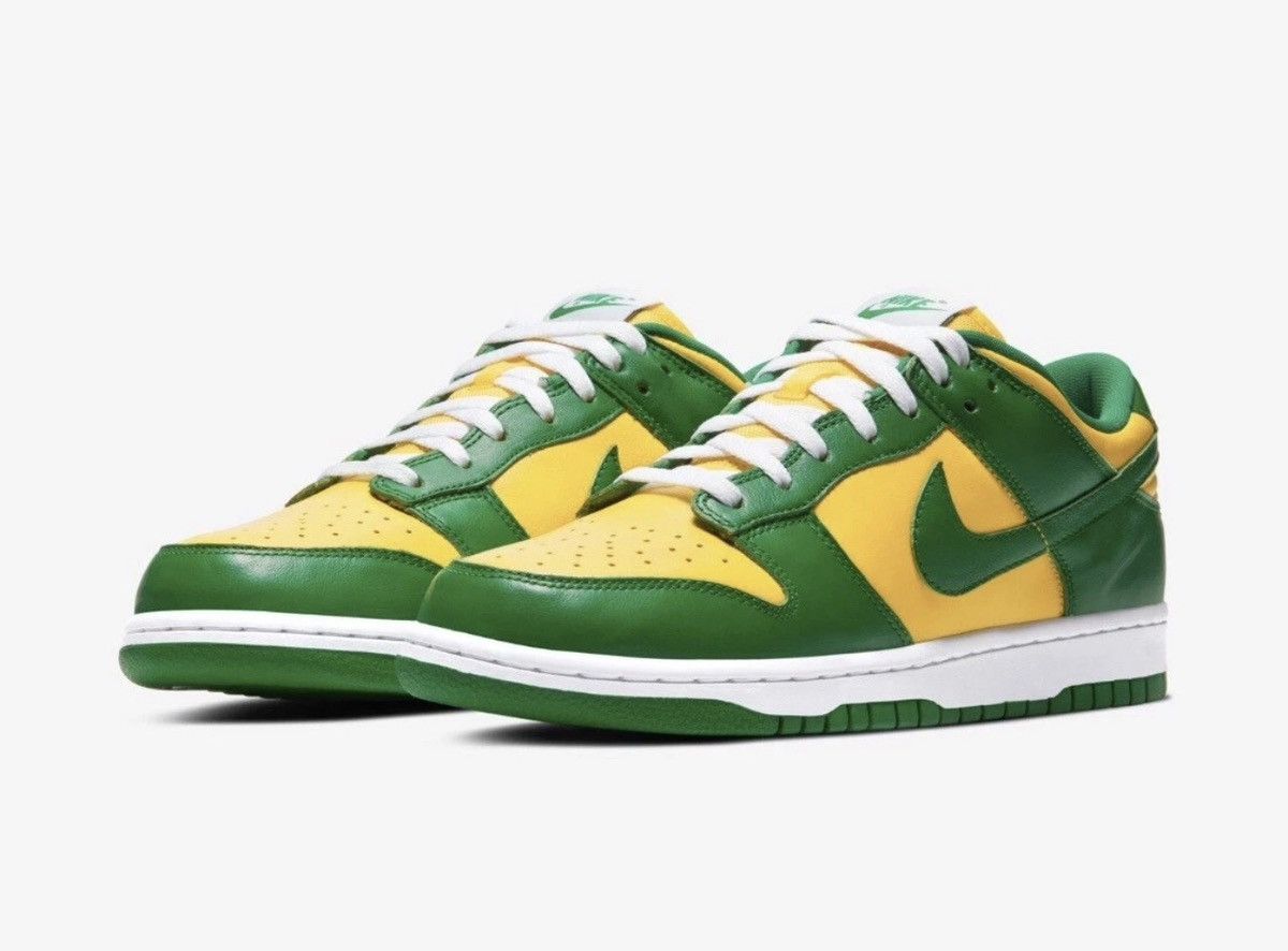 Nike Nike Dunk Low SP Brazil Sz: 9 Size US 9 / EU 42 - 1 Thumbnail