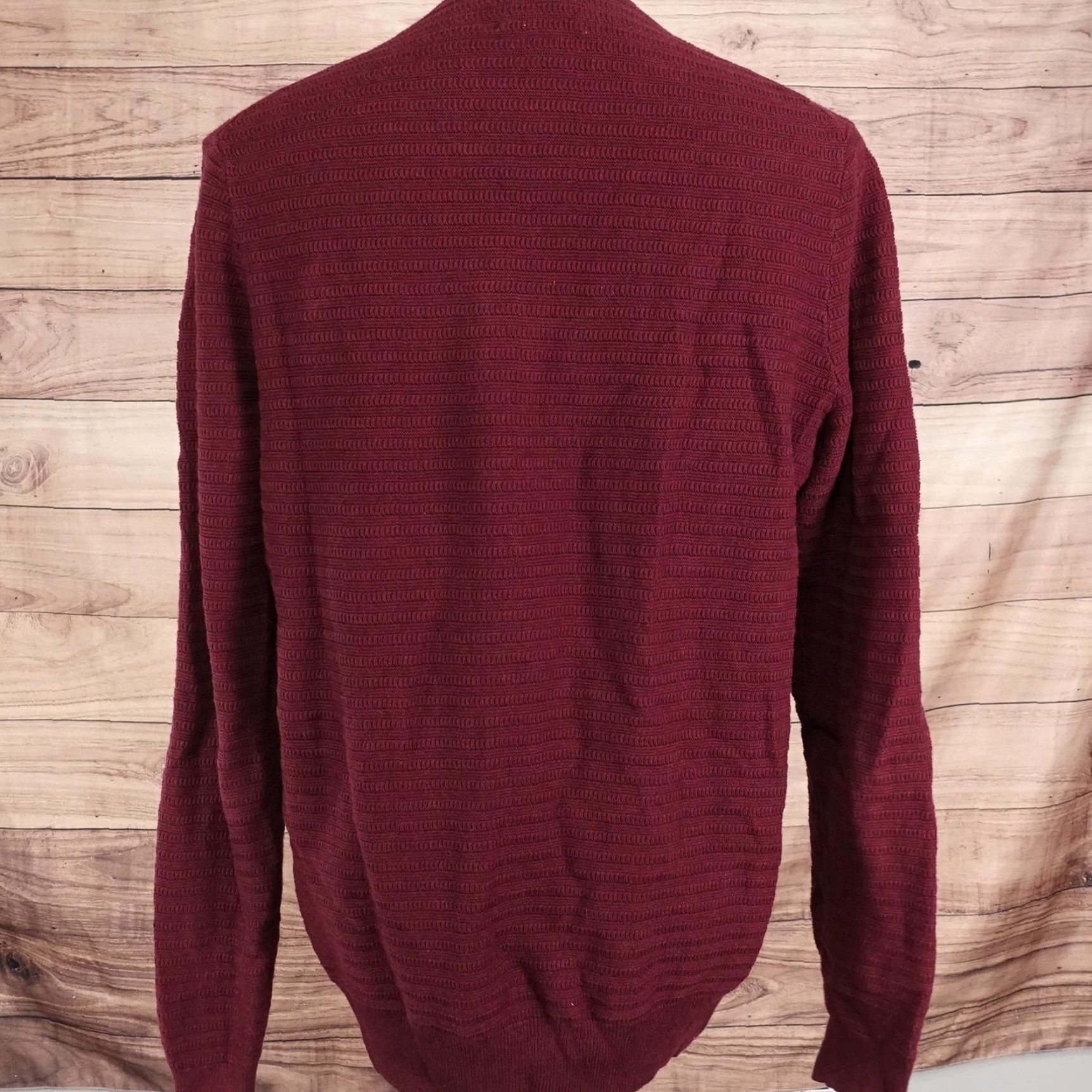 Jos. A. Bank Jos. A. Bank 1905 Sweater Mens Large Red 100% Cotton Crewneck Knit Pullover Knit Solid Crew Neck Long Sleeve Casual Size US L / EU 52-54 / 3 - 4 Thumbnail